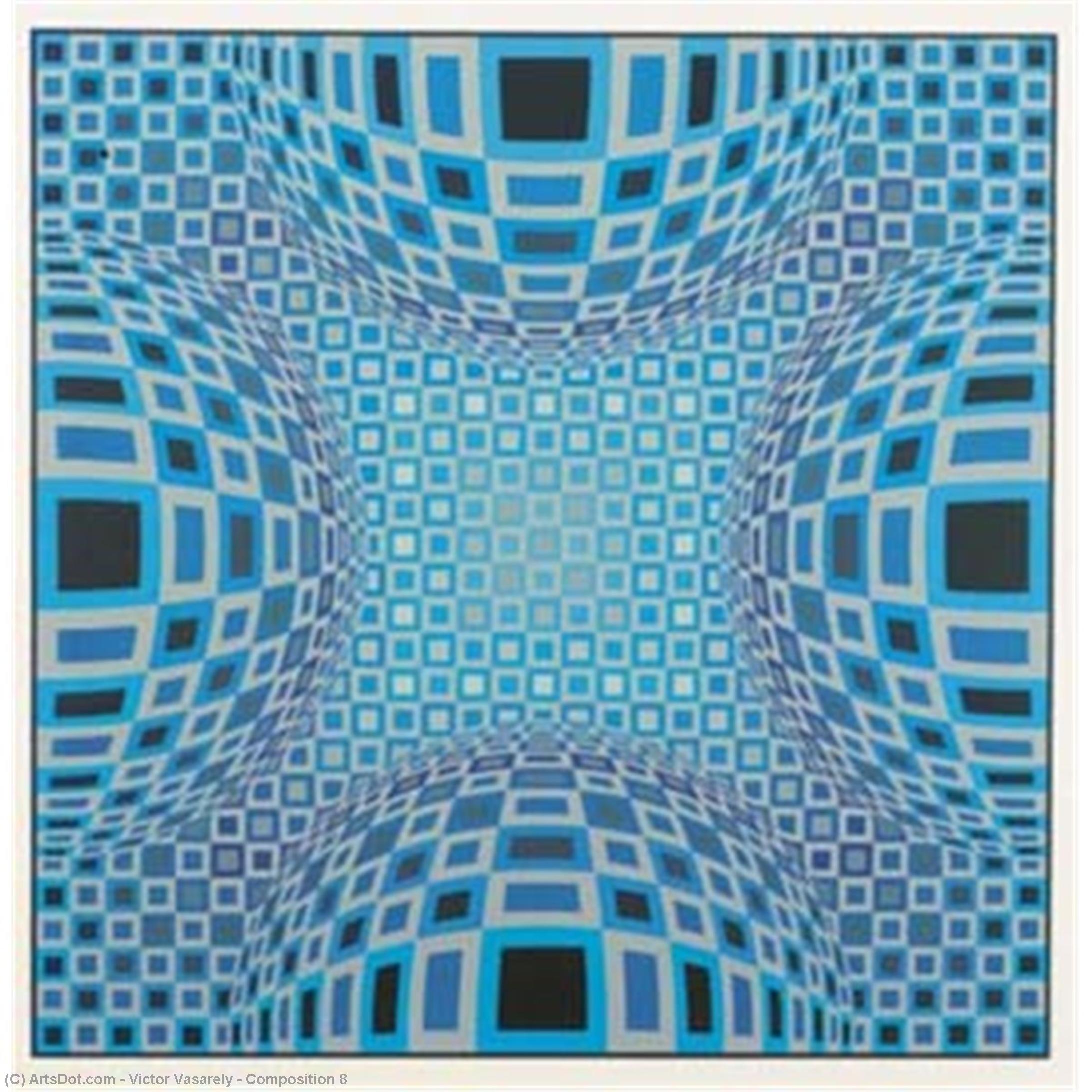 Composition 8 — Victor Vasarely