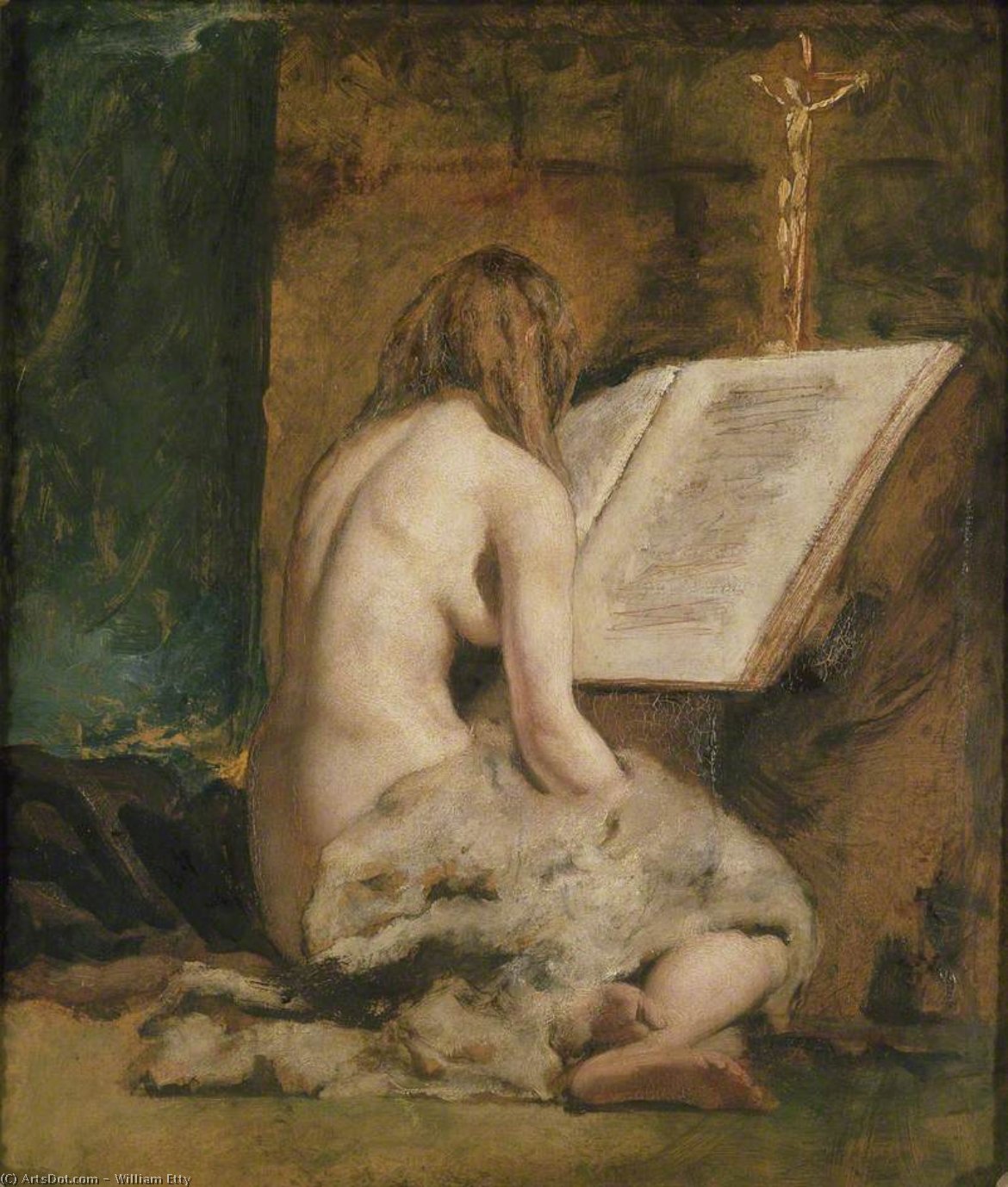 The Penitent Magdalen — William Etty