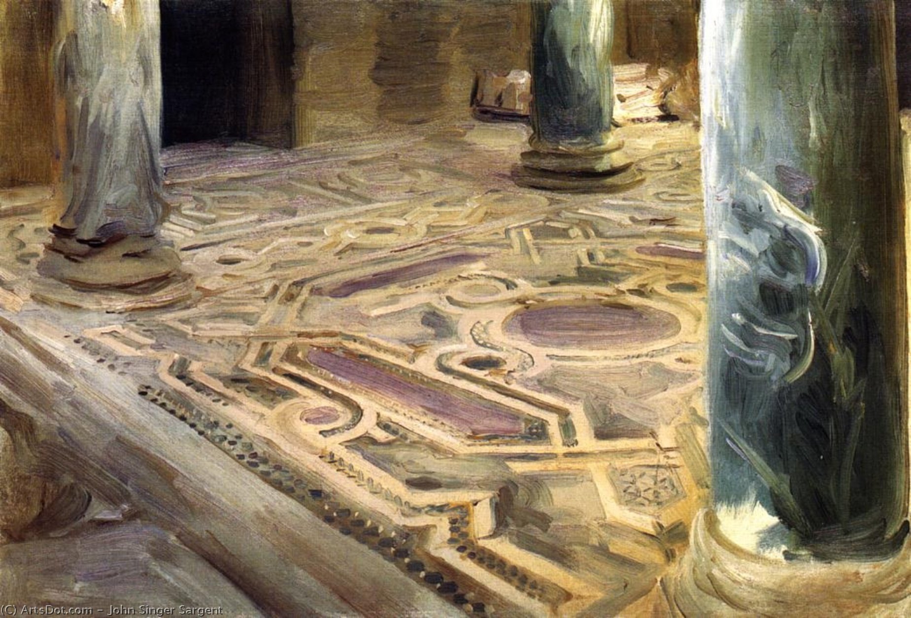 John Singer Sargent - A Mosque, Cairo