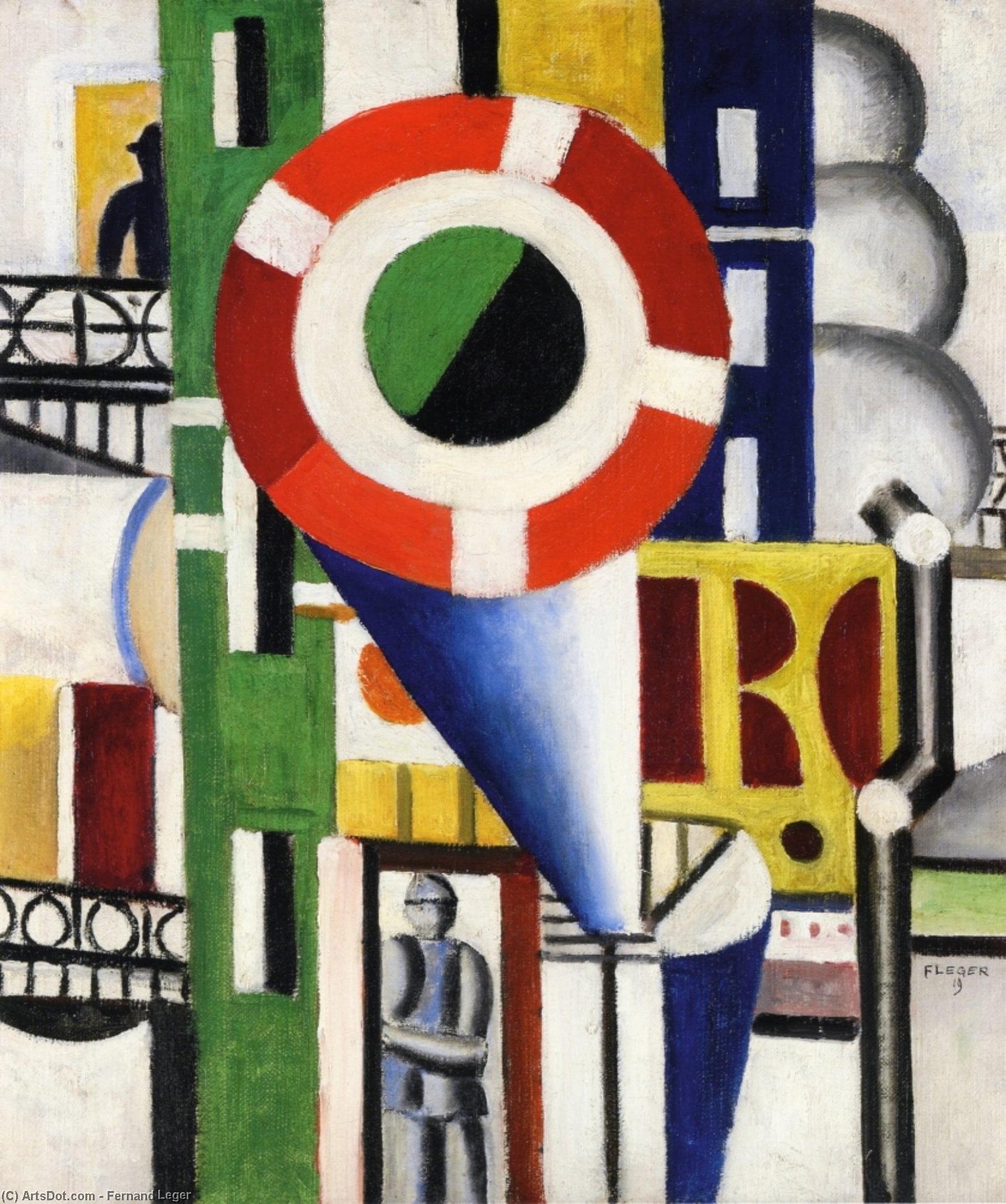 Fernand Léger - Un disco nella città