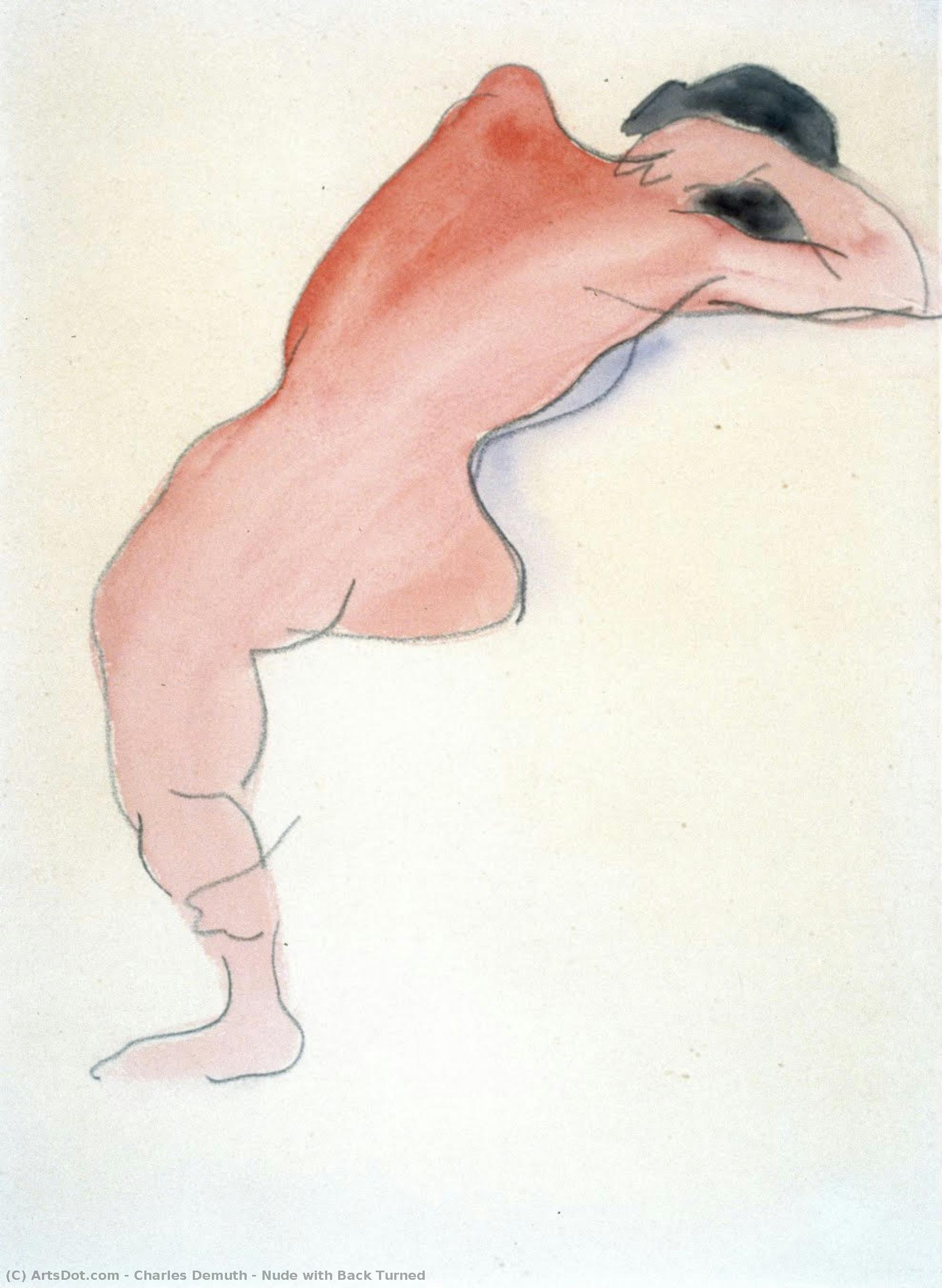 Nude With Back Turned — Charles Demuth
