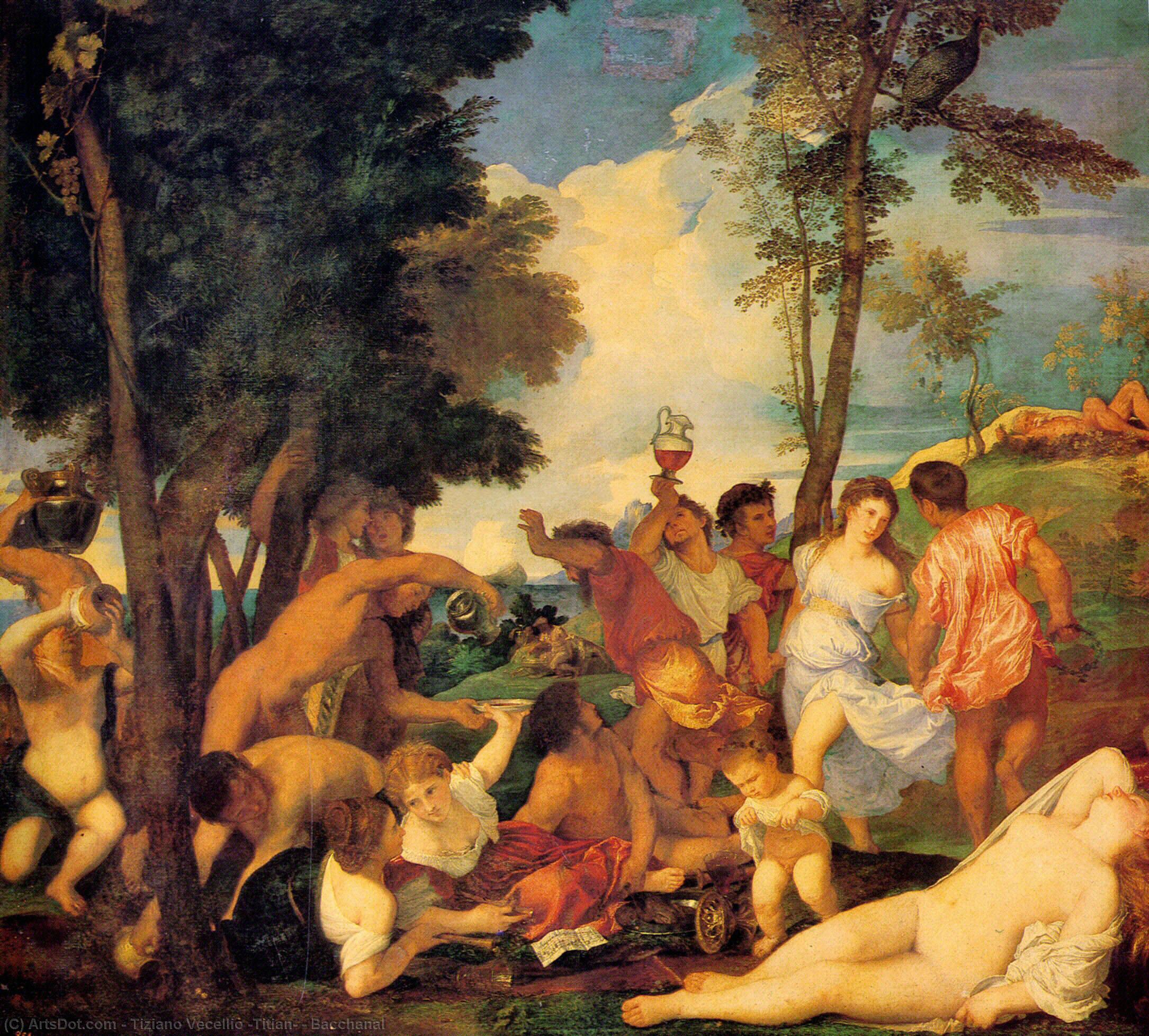 Bacchanal — Tiziano Vecellio