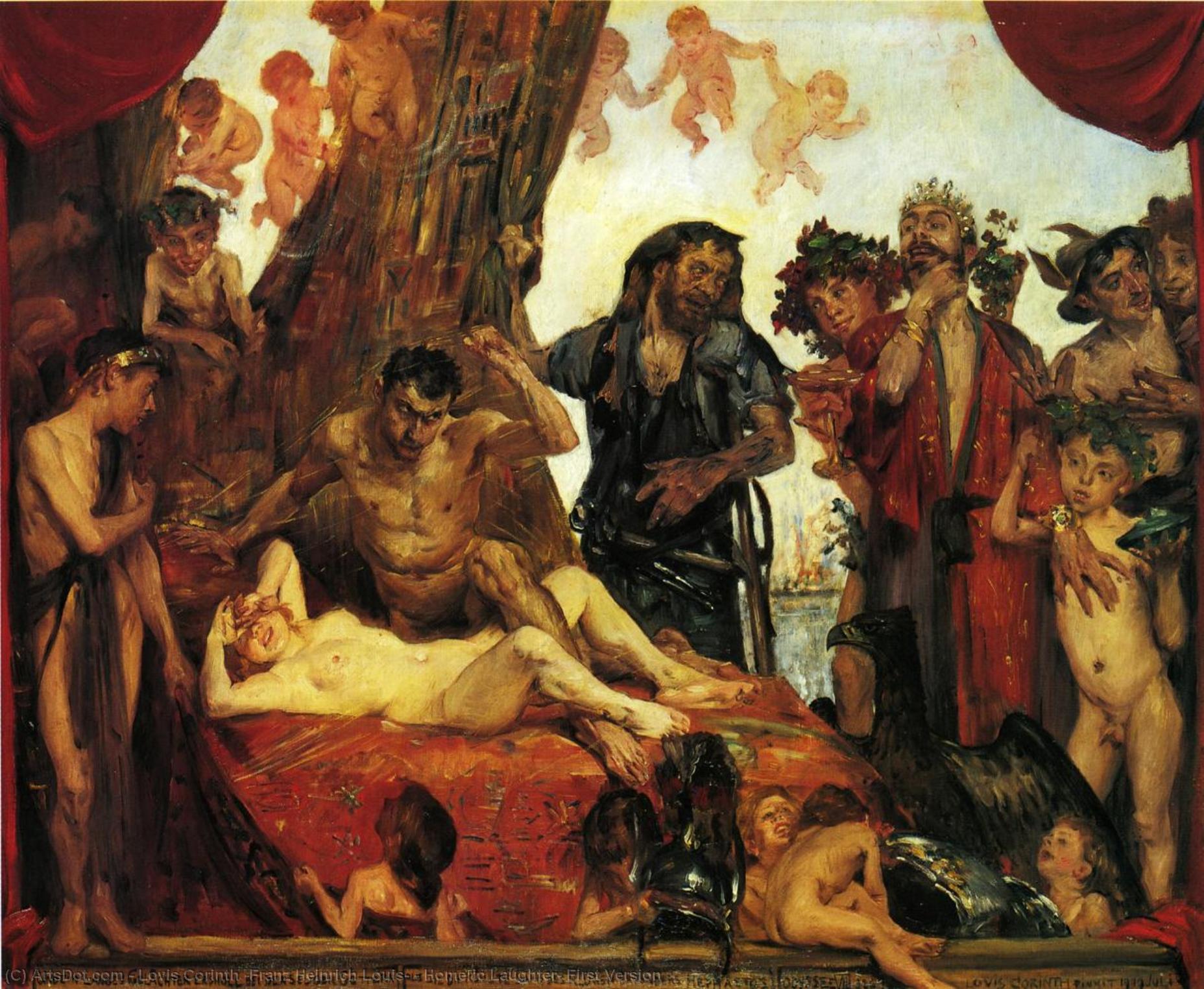 Lovis Corinth - Homeric Laughter, First Version