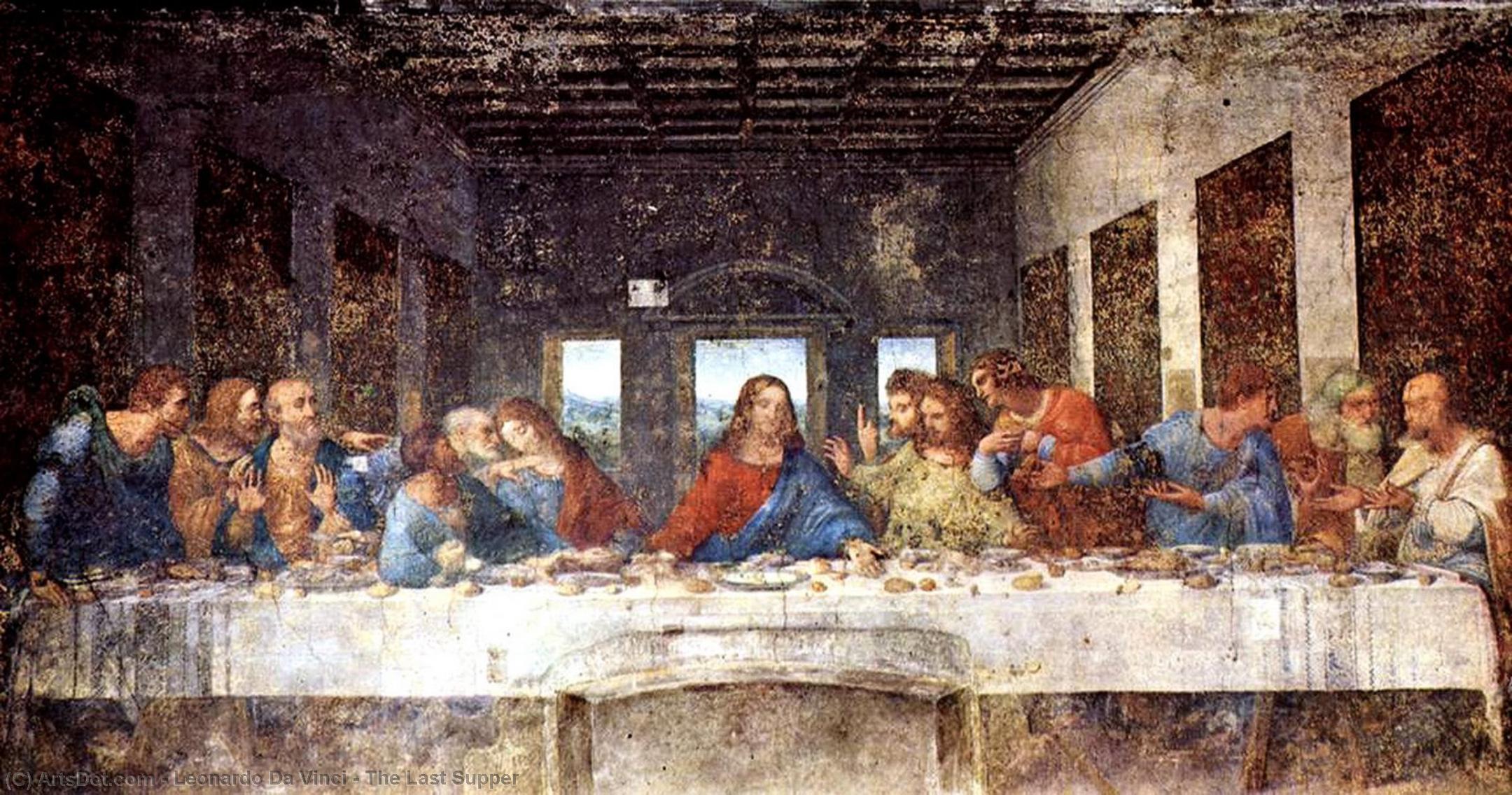 Leonardo Da Vinci Vicenza Italy 1452 1497 1519 460 X 880 Cm ოლ Poslední Veceria — ლეონარდო და Винчи