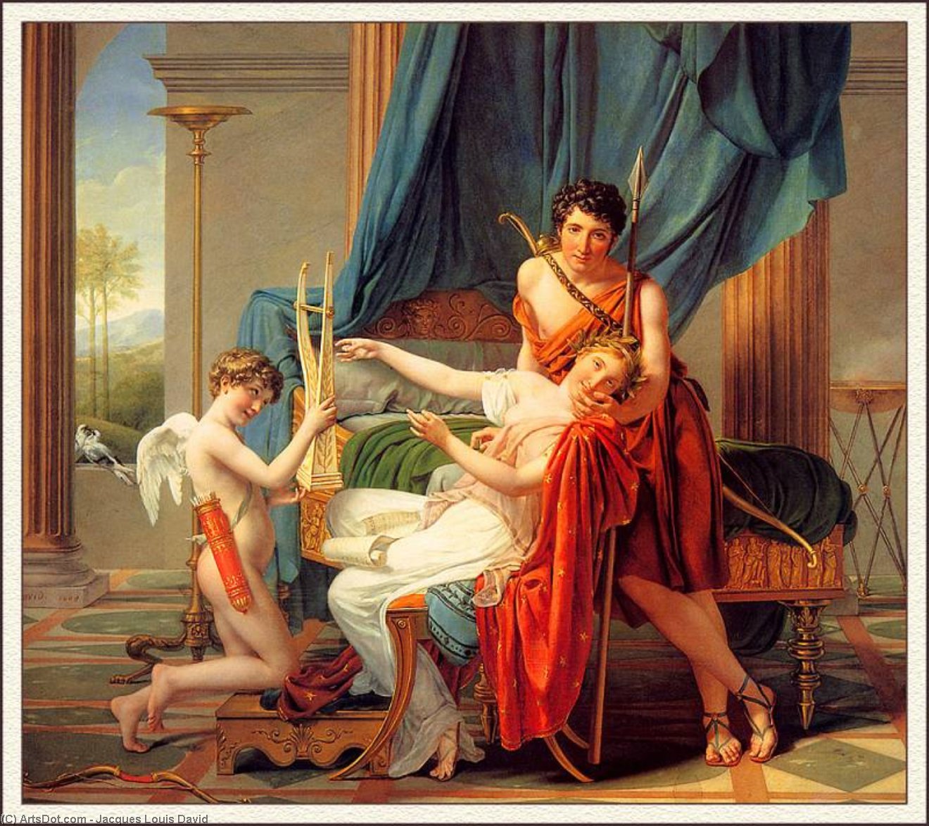 Sappho E Faone — Jacques-louis David