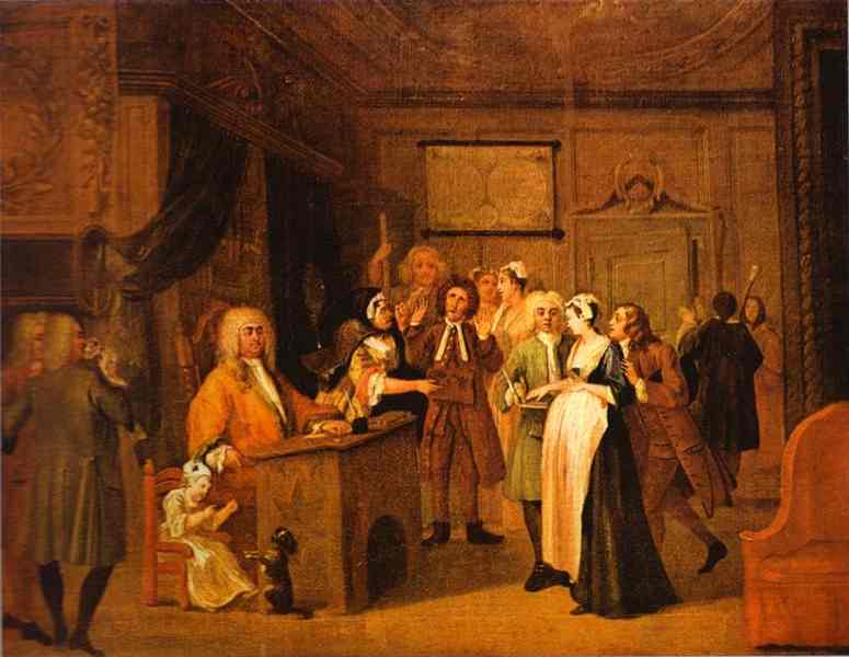 William Hogarth - The Denunciation