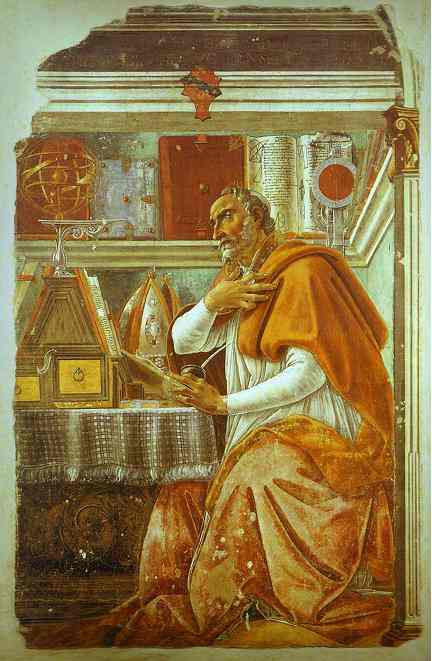 St. Augustine — Sandro Botticelli