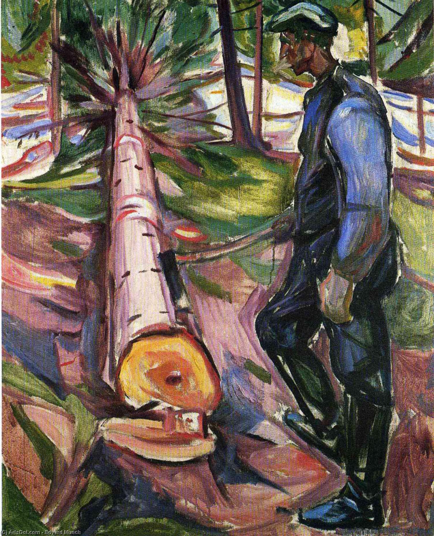 Der Holzhacker — Edvard Munch