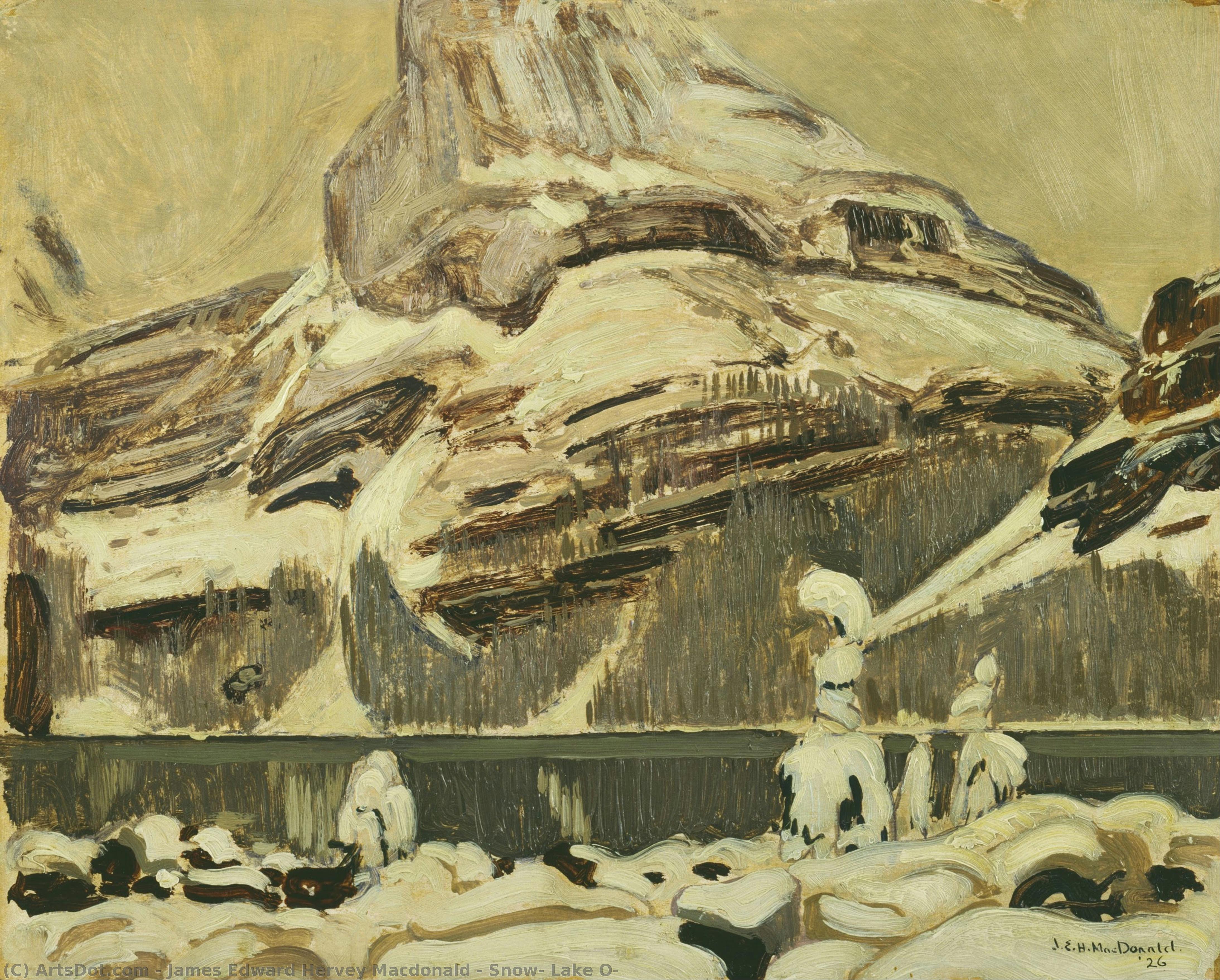 Nieve, Lago O — James Edward Hervey Macdonald (j.e.h. Macdonald)