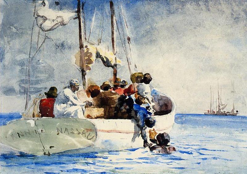 Winslow Homer - Sponge Fishing
