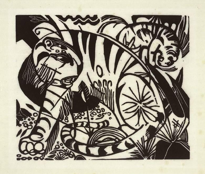 Franz Marc - Tygr