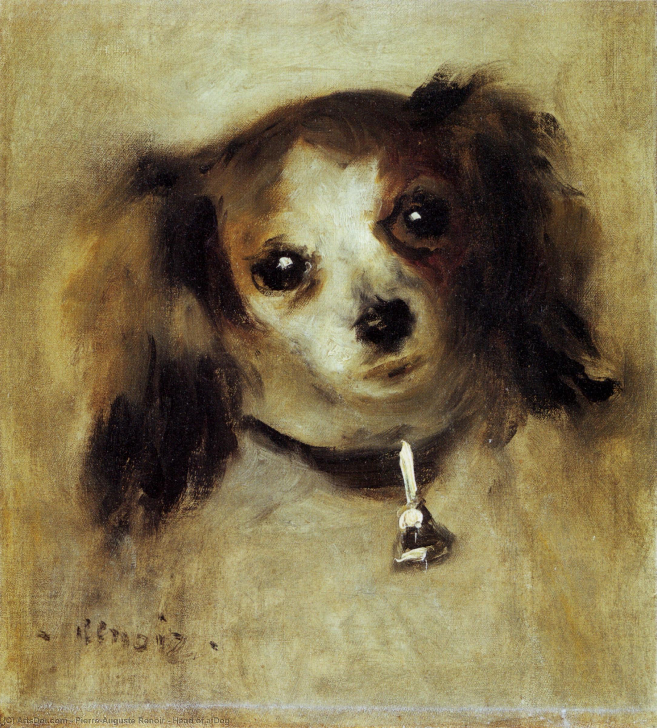 Hlava Psa — Pierre-auguste Renoir