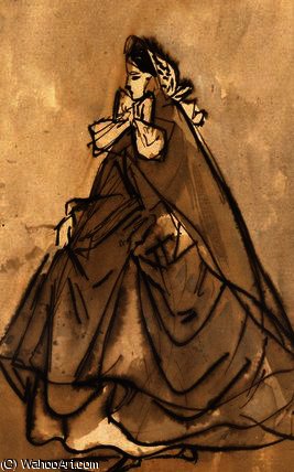 An Elegant Lady — Constantin Guys