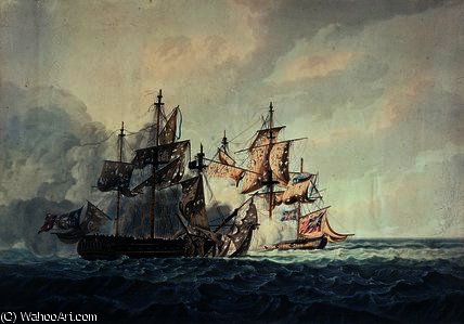 The Action Between His Majesty's Sloop — George Webster