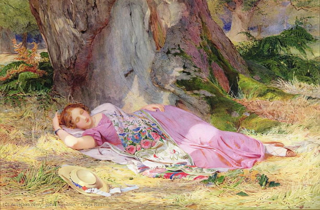 Olivia Resting — John Absolon