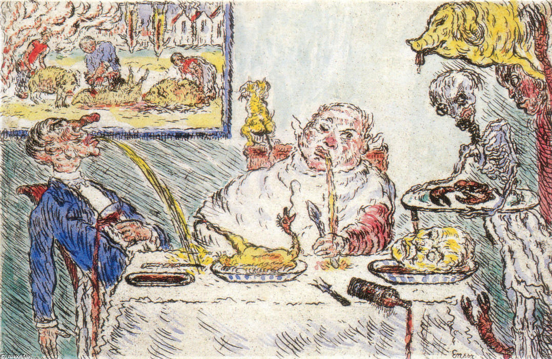 James Ensor - Gluttony
