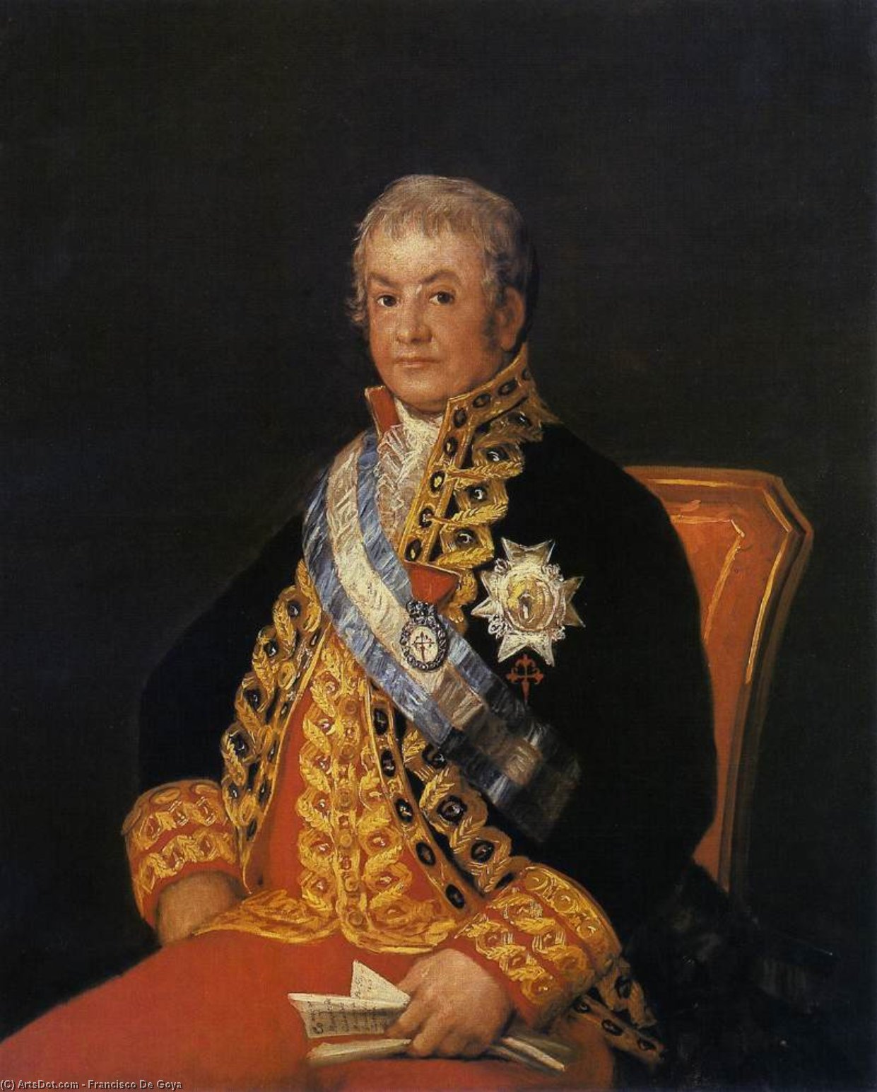 Portrait De José Antonio, Marqués Caballero Kepmesa — Francisco José De Goya Y Lucientes