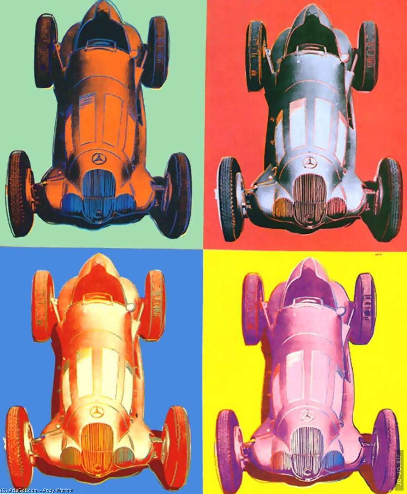 Benz Racing Car — Andy Warhol