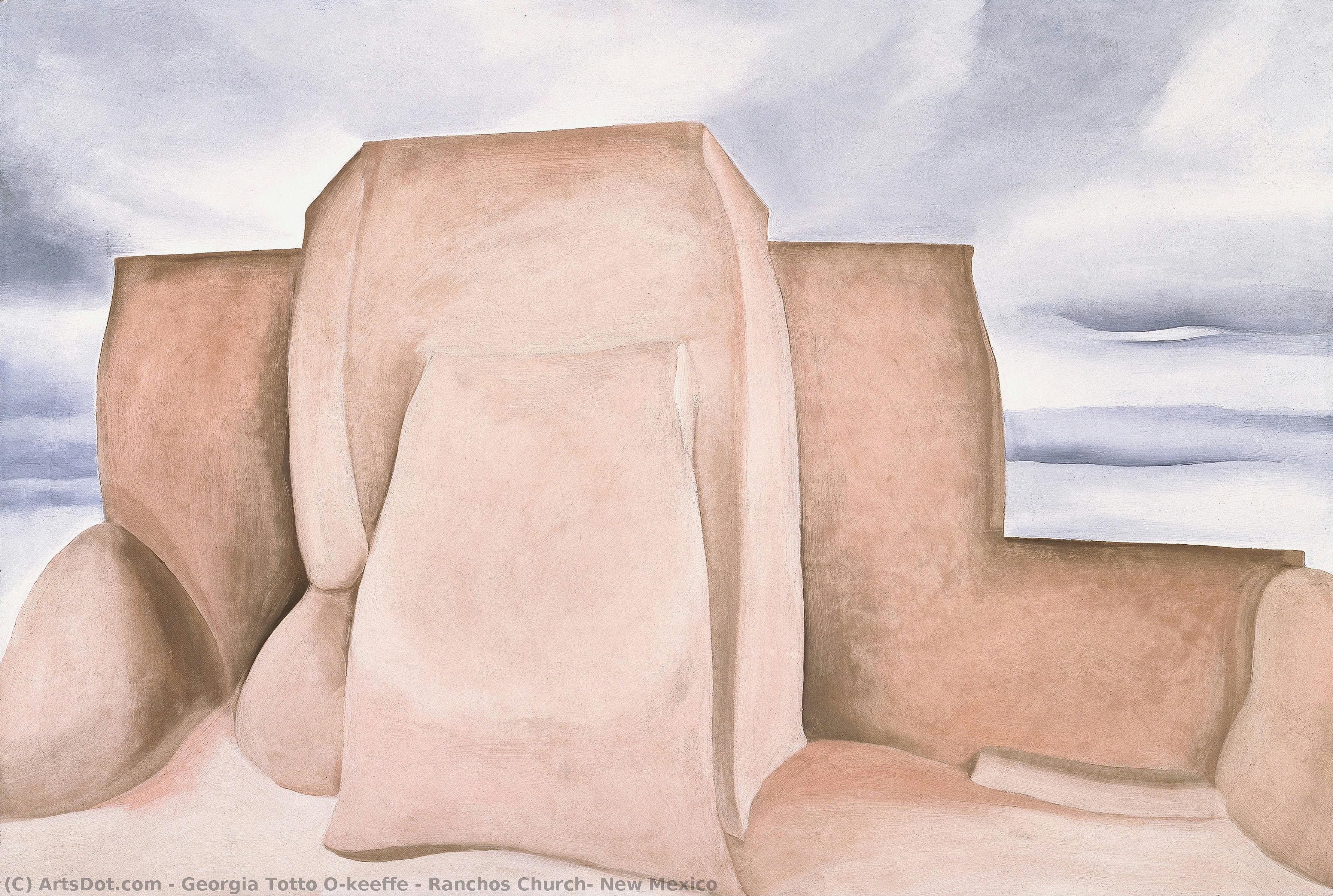 Georgia O'Keeffe - Chiesa dei Ranchos, Nuovo Messico