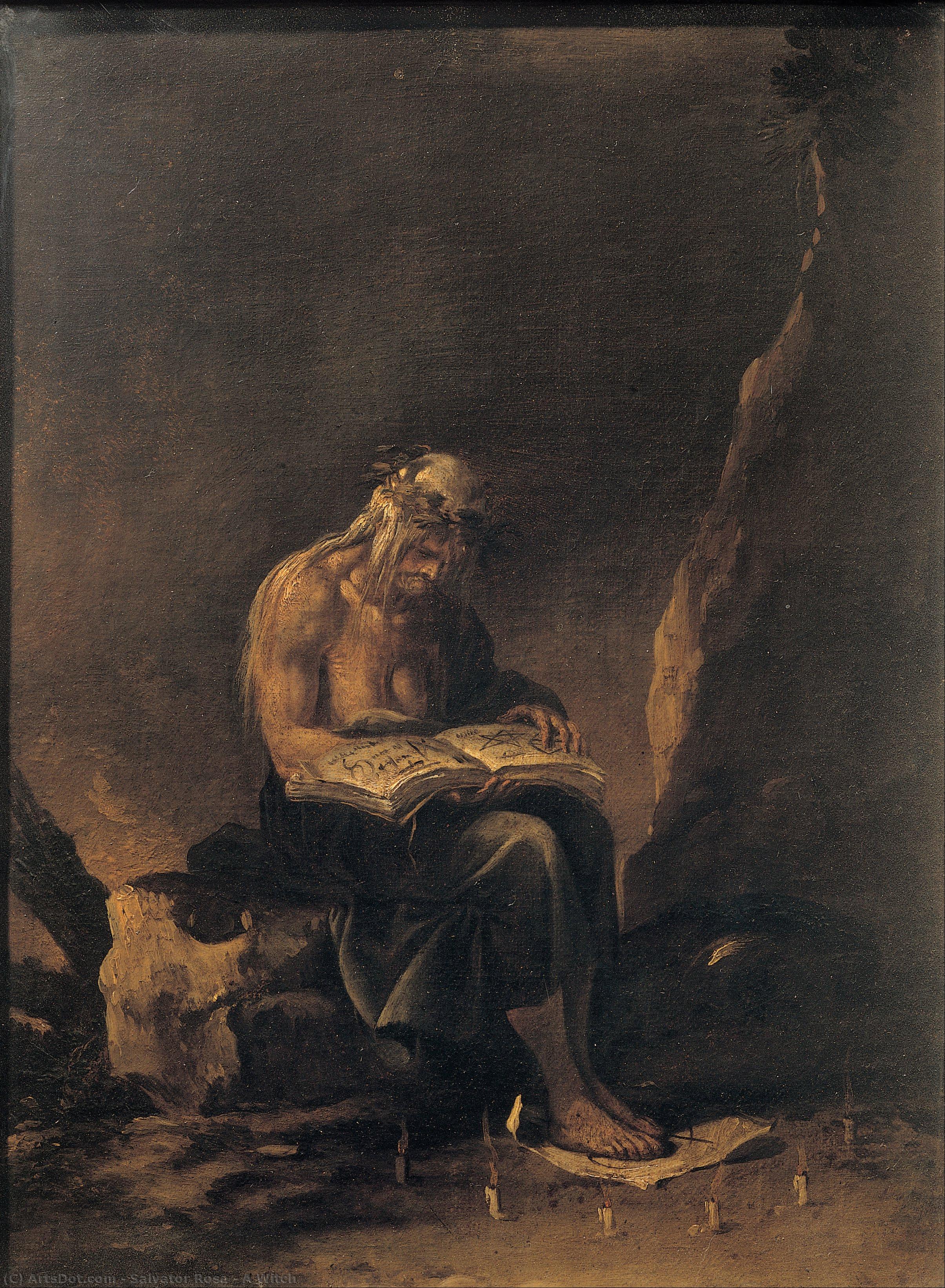 A Witch — Salvatore Rosa