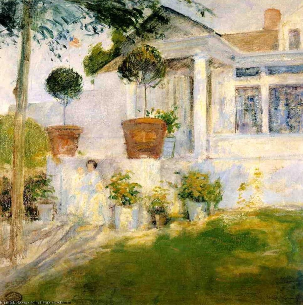El Portico — John Henry Twachtman