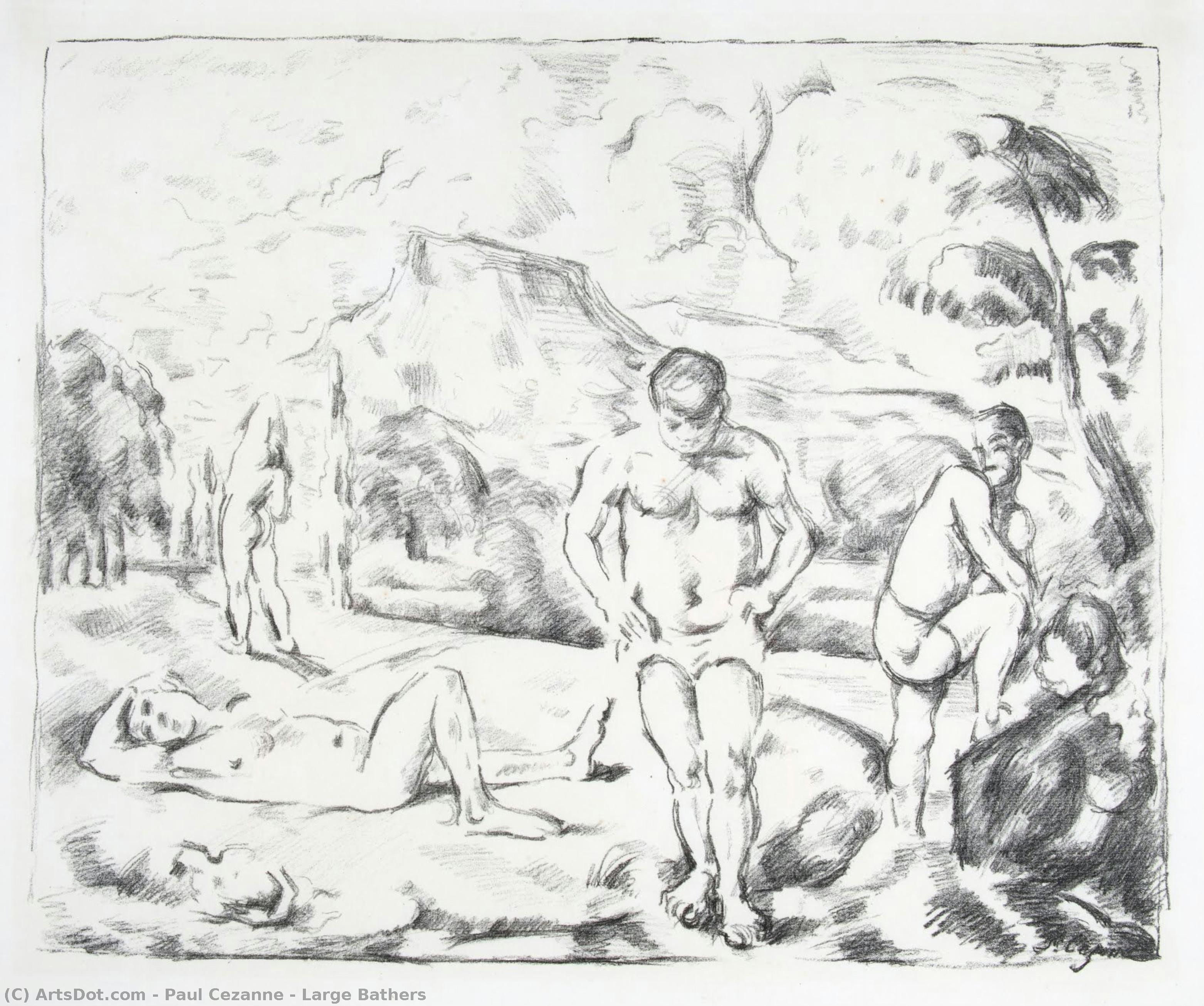 Large Bathers — Paul Cézanne