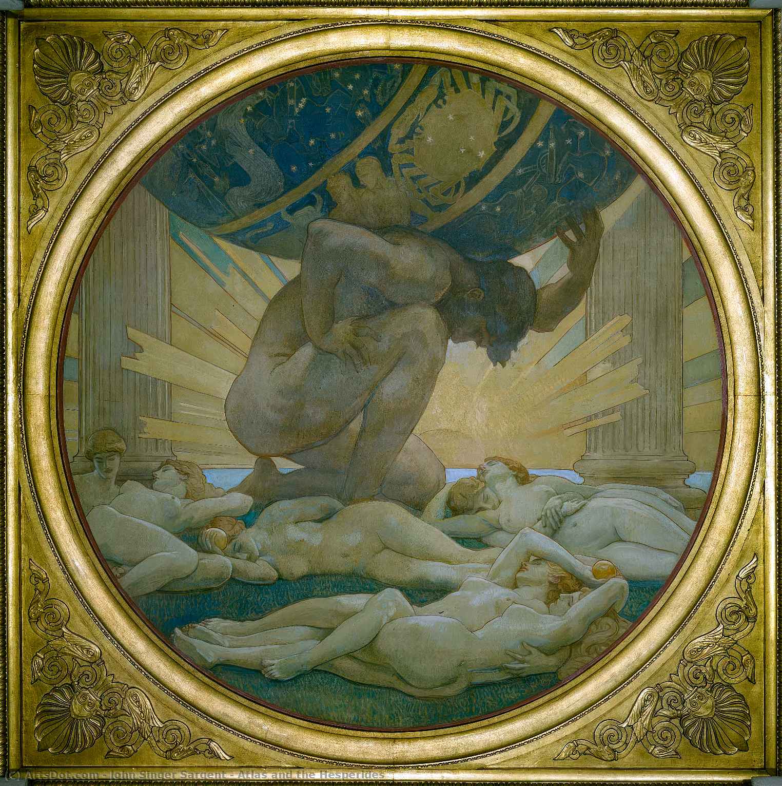 John Singer Sargent - Atlas and the Hesperides