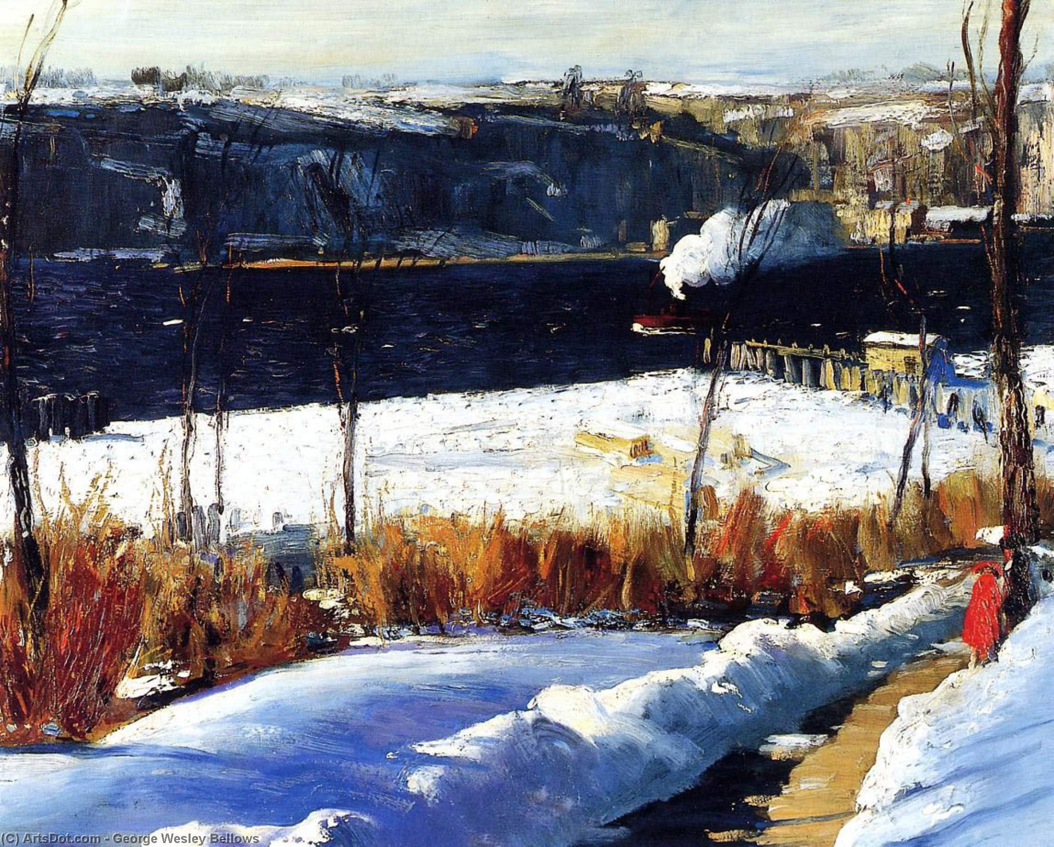Winternachmittag — George Wesley Bellows
