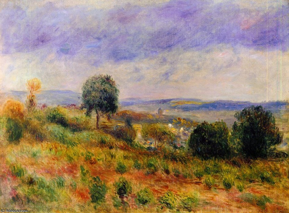 Landschaft - Vuvers-sur-oise — Pierre-auguste Renoir