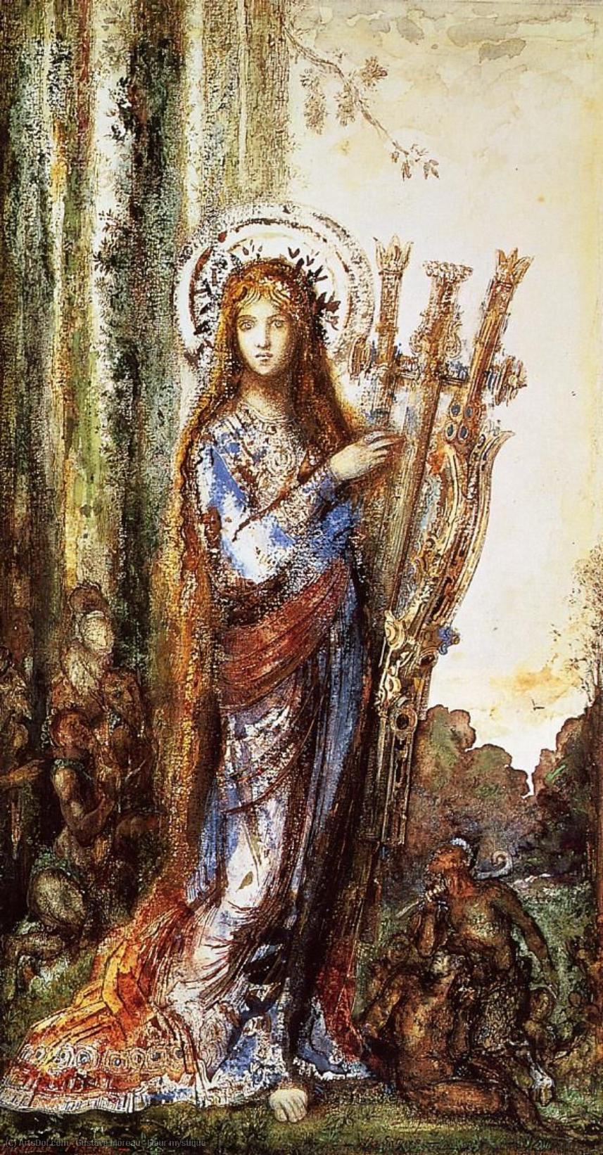 Mystische Blume — Gustave Moreau