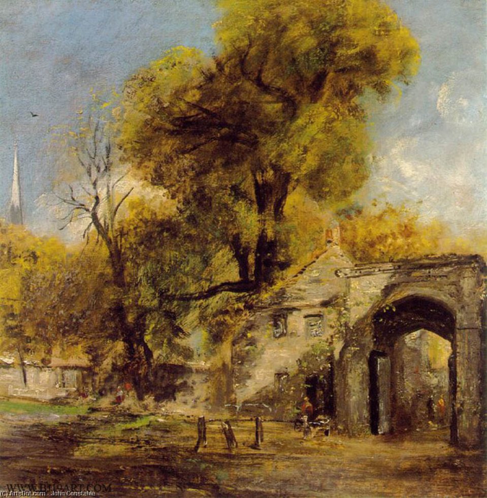 John Constable - Harnam gate, Salisbury