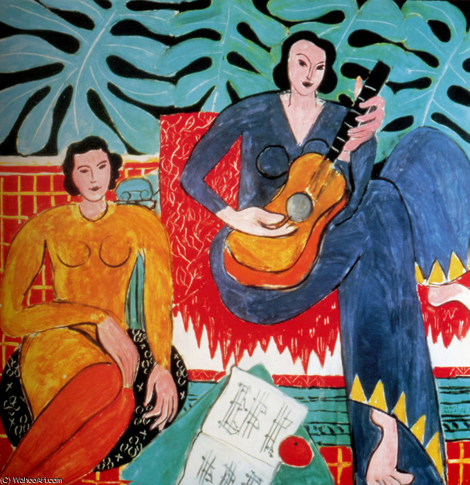 La Música Huile Sur Toile Buffalo, Albright Knox Art Gallery — Henri Matisse