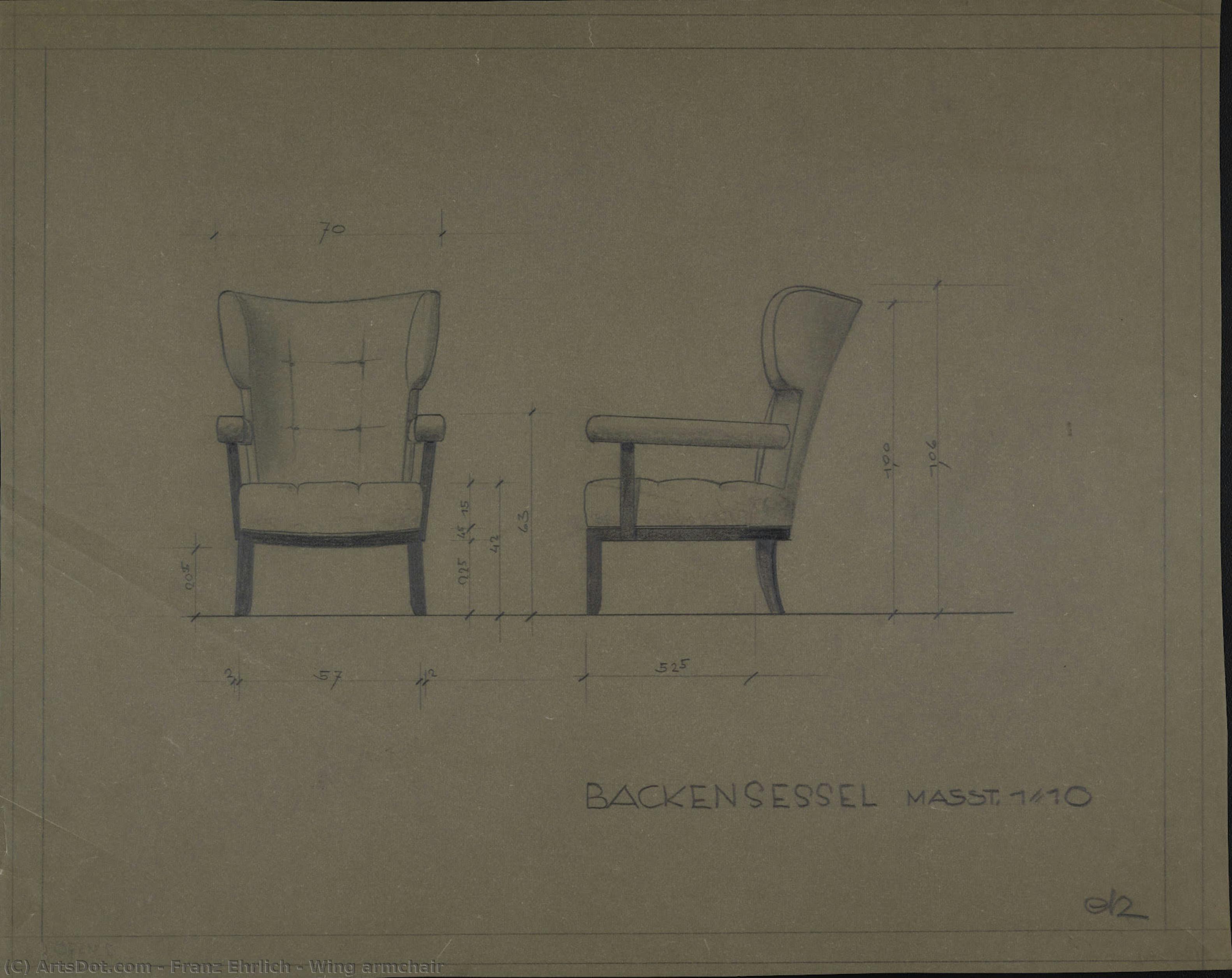 Wing Armchair — Franz Ehrlich