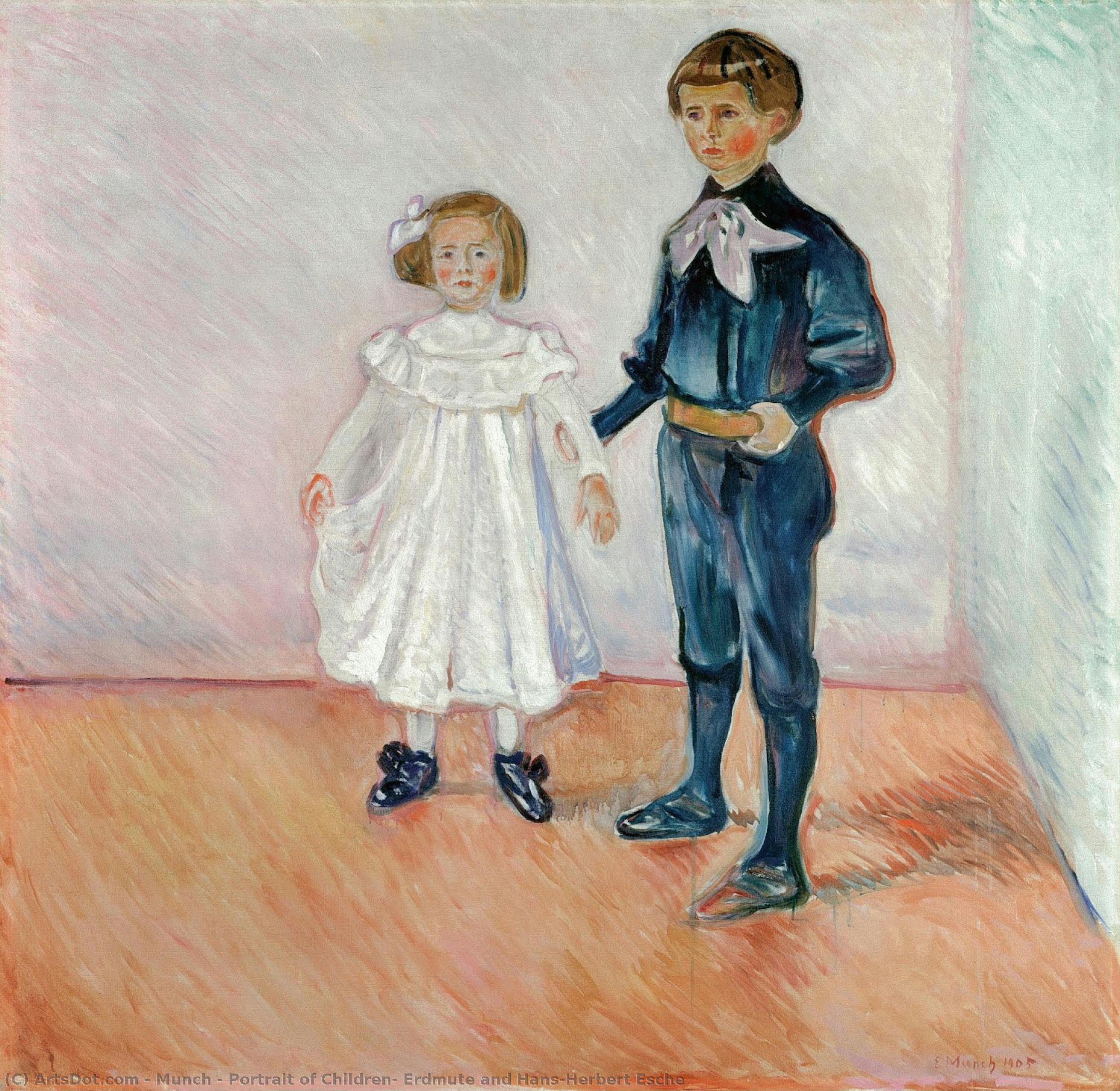 Ritratto Di Bambini: Erdmute E Hans-herbert Esche — Edvard Munch
