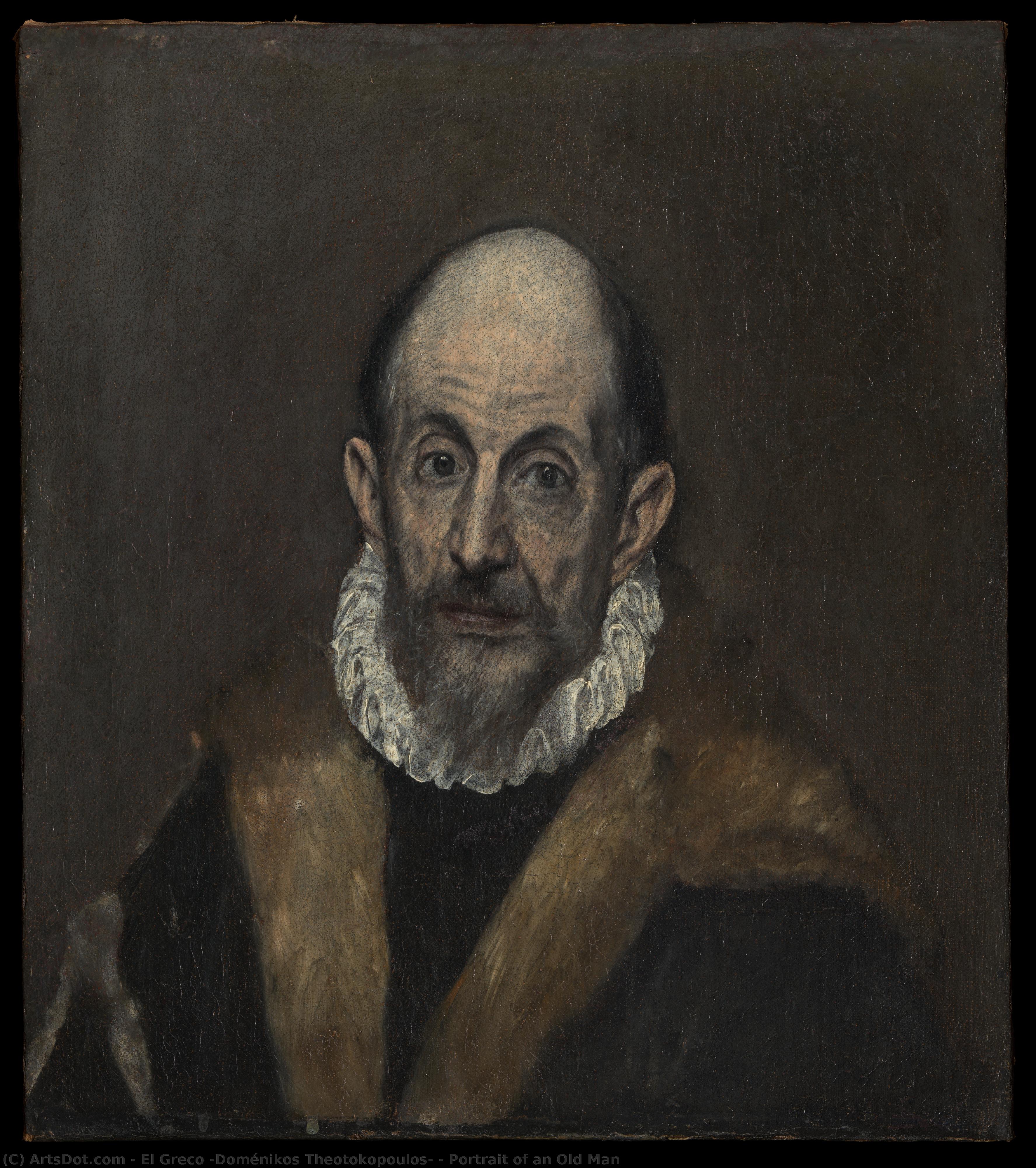 Portrait Eines Alten Mannes — El Greco