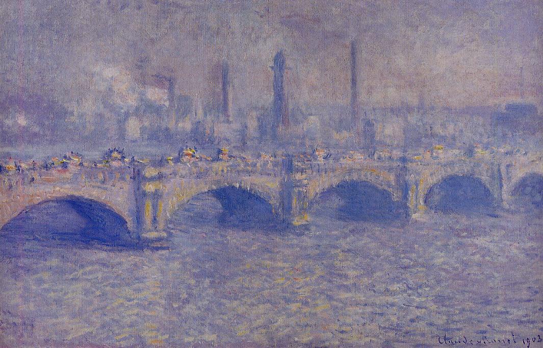 Waterloo Bridge, Sunlight Effect — Claude Monet