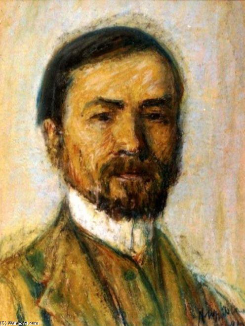 Moustached, Bearded Self-portrait — István Nagy
