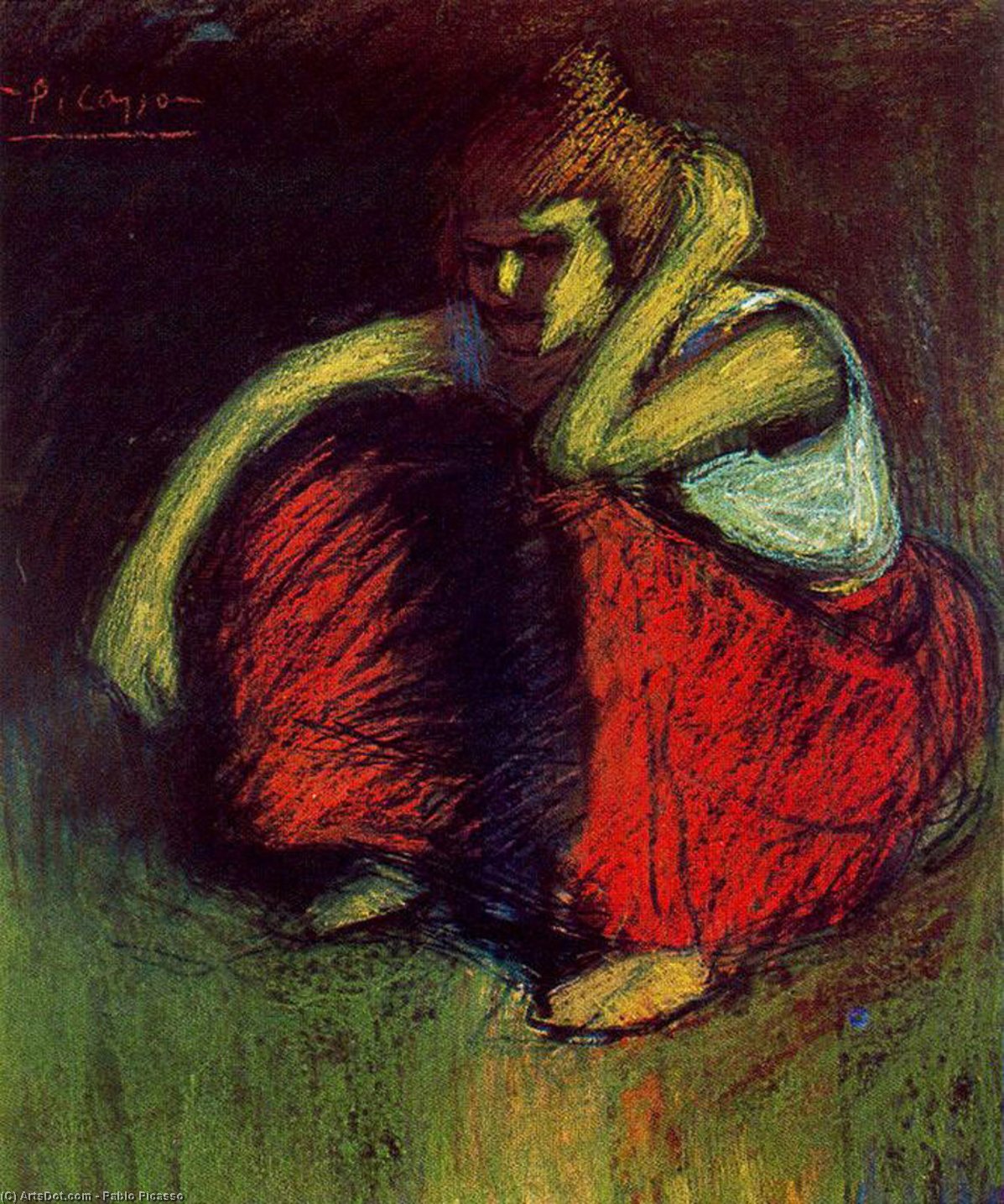 La Jupe Rouge — Pablo Picasso