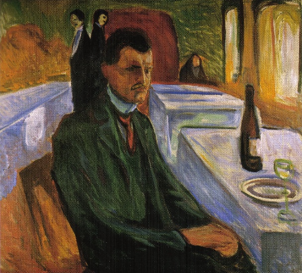 Edvard Munch - Self-Portrait in Weimar