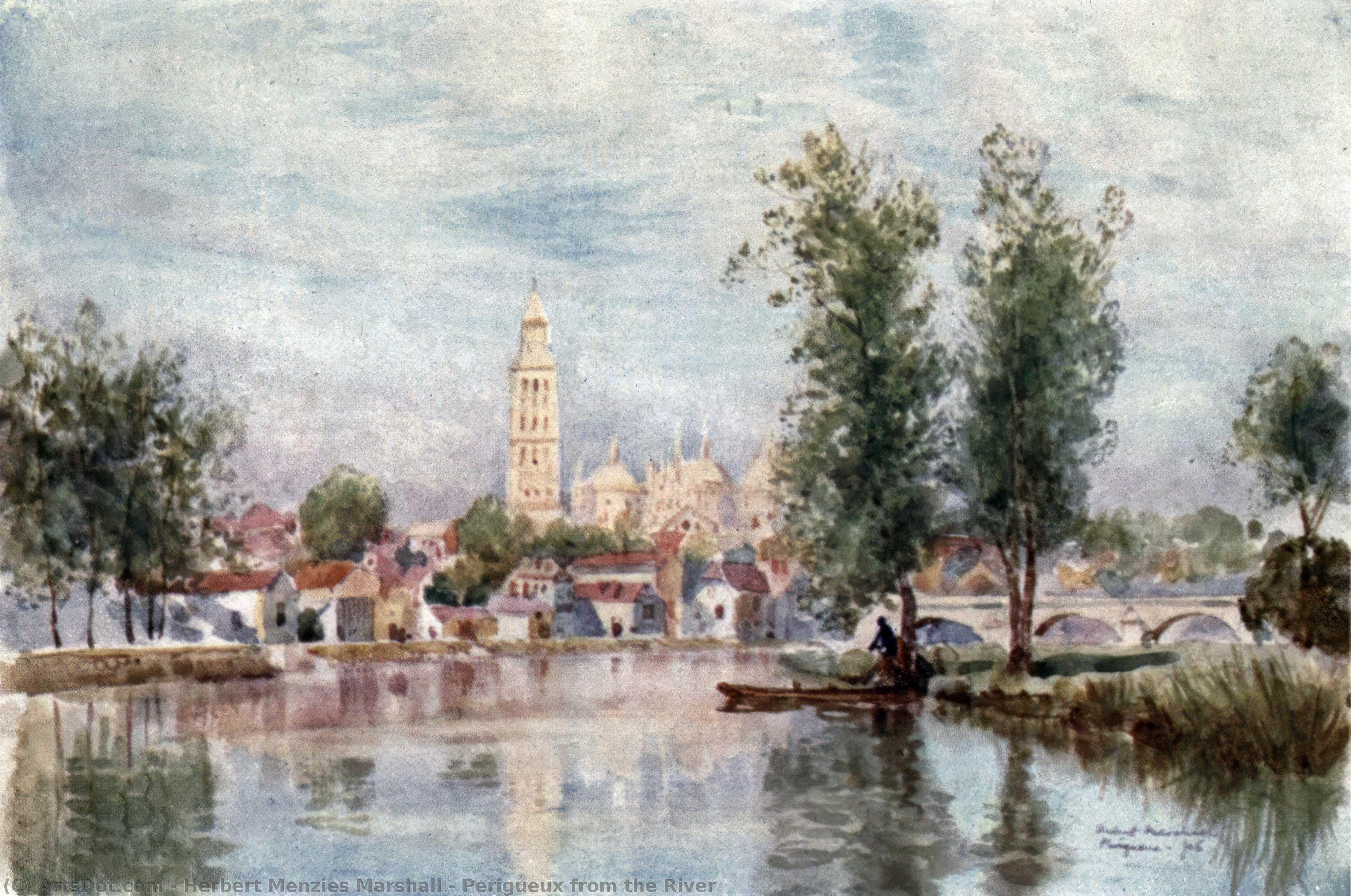 Perigueux From The River — Herbert Menzies Marshall