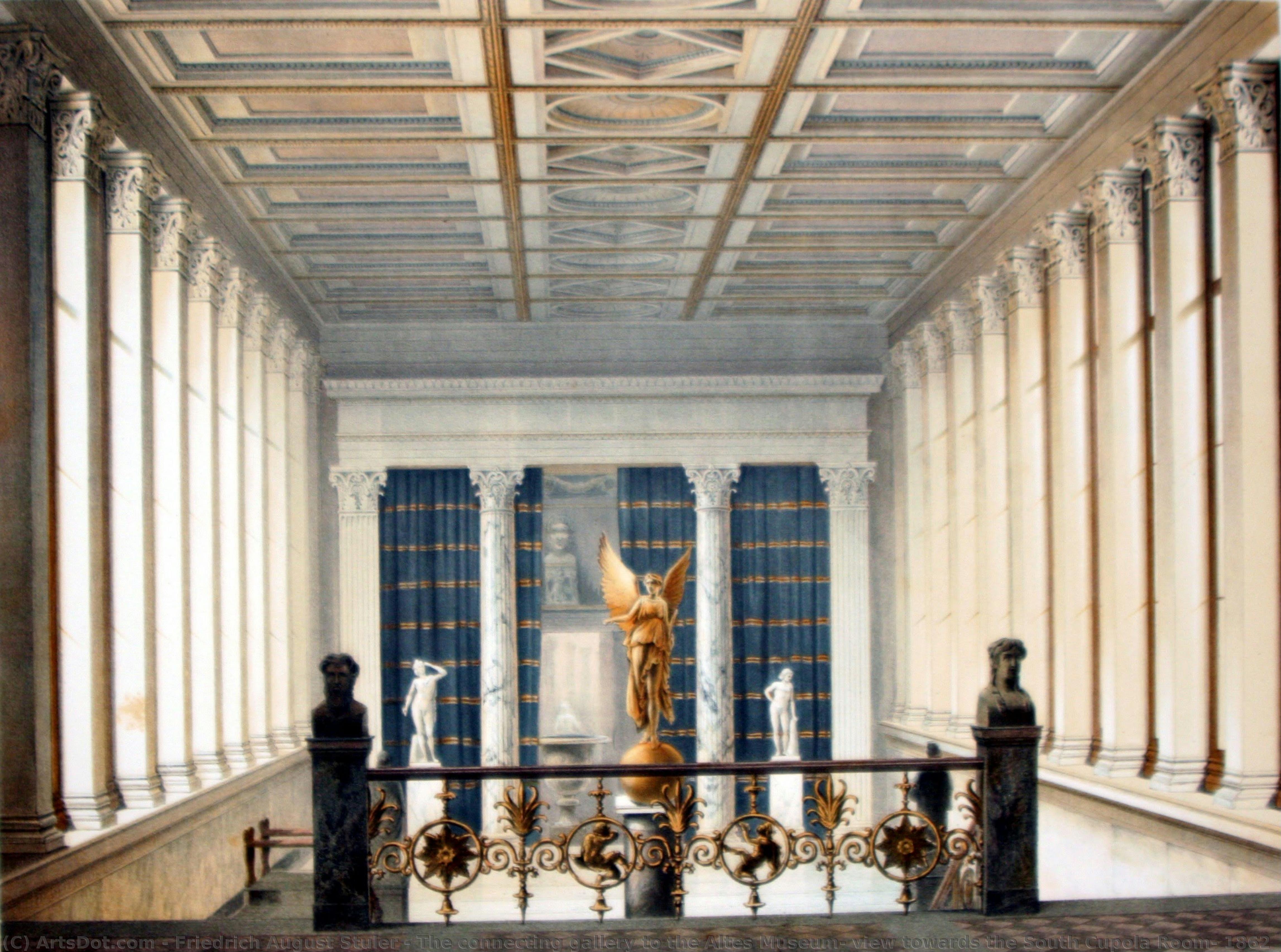 Ühendatud Galerii Vaade Süüdakupola Ruumi Poolele — Friedrich August Stuler