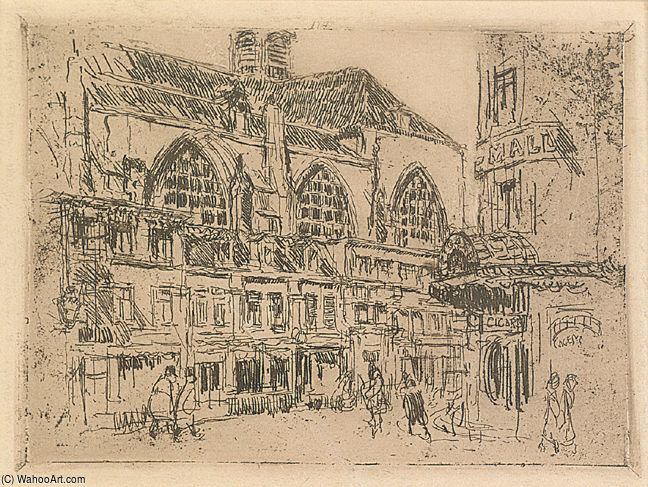 Joseph M Raphael - Old Brussels