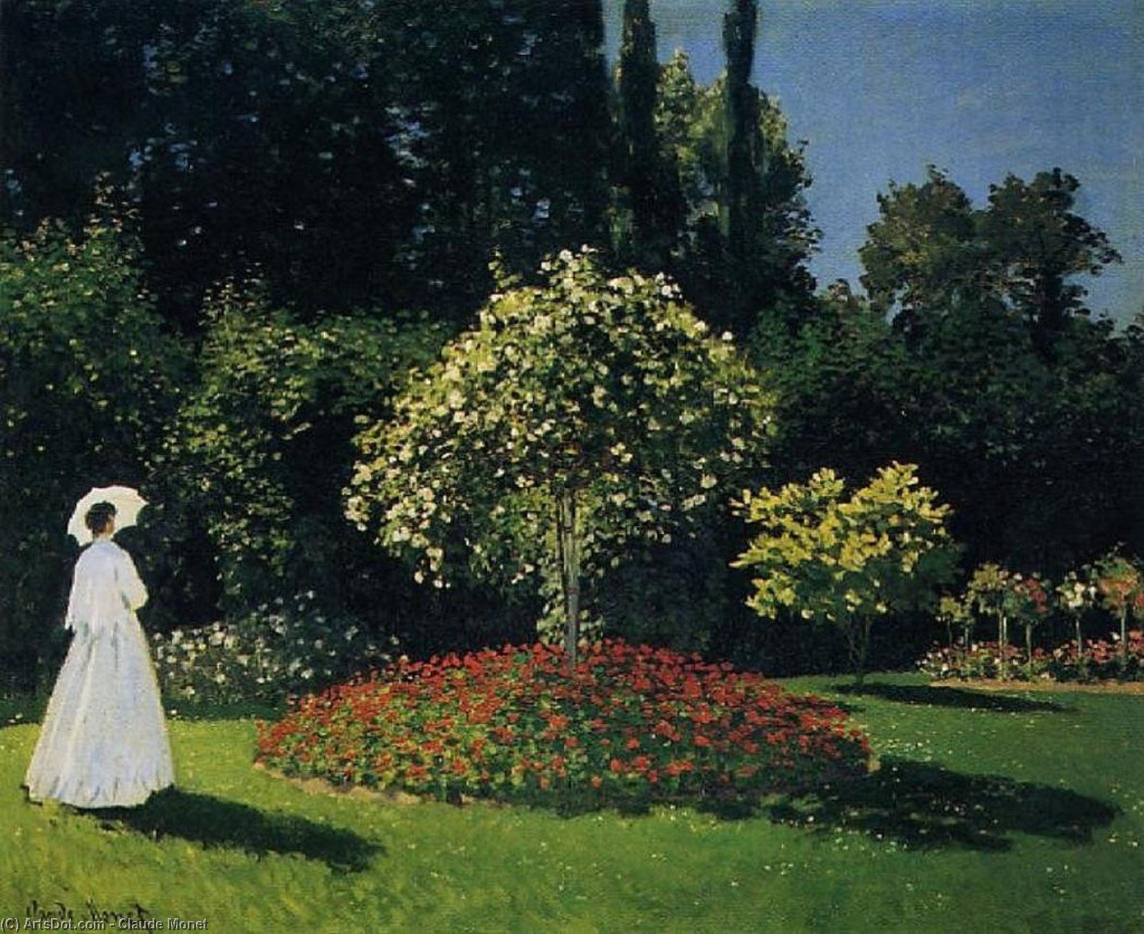 Jeanne-marguerite Lecadre In The Garden (arba Woman In The Garden) — Klodas Monė
