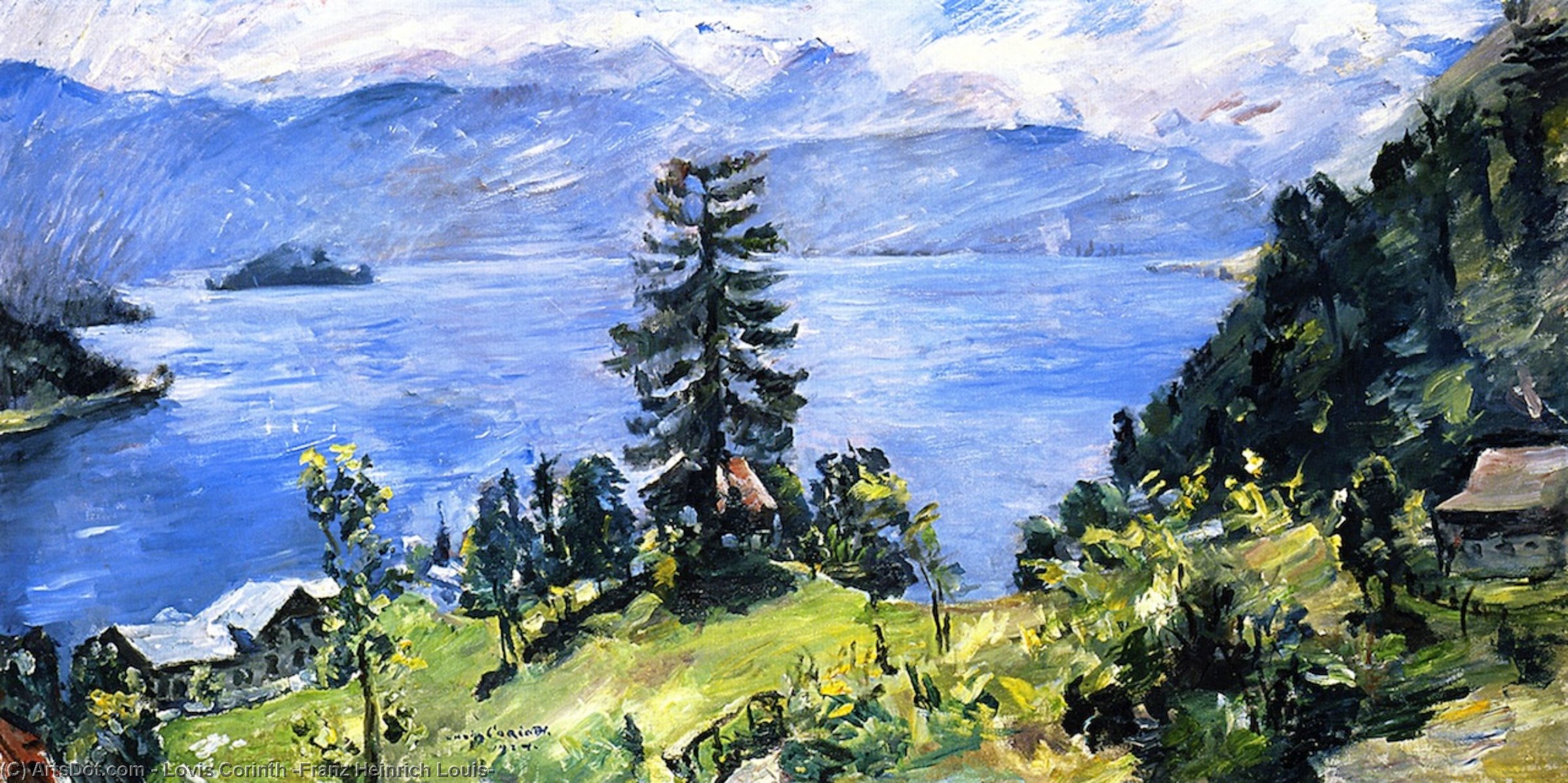 Walchensee Panorama — Lovis Corinth