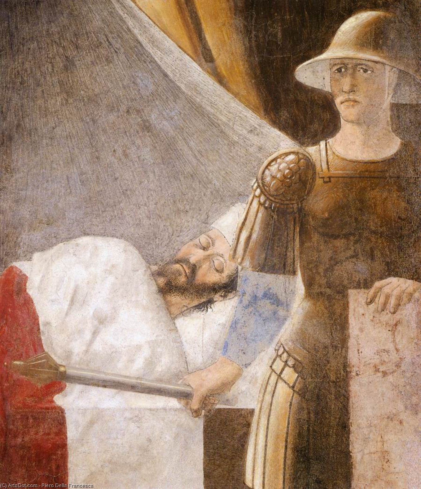 Visie Van Constantijn (detail) — Piero Della Francesca