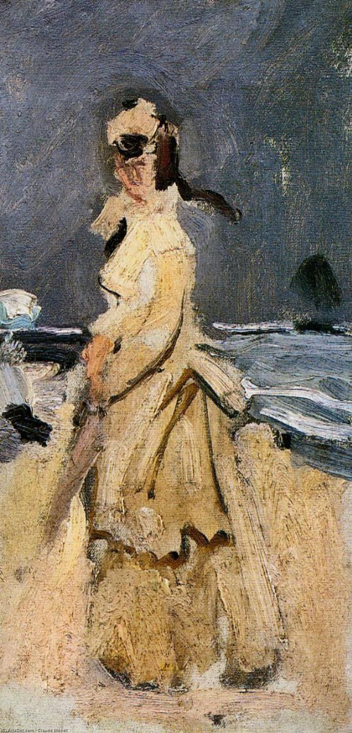 Camille On The Beach — Klodas Monė