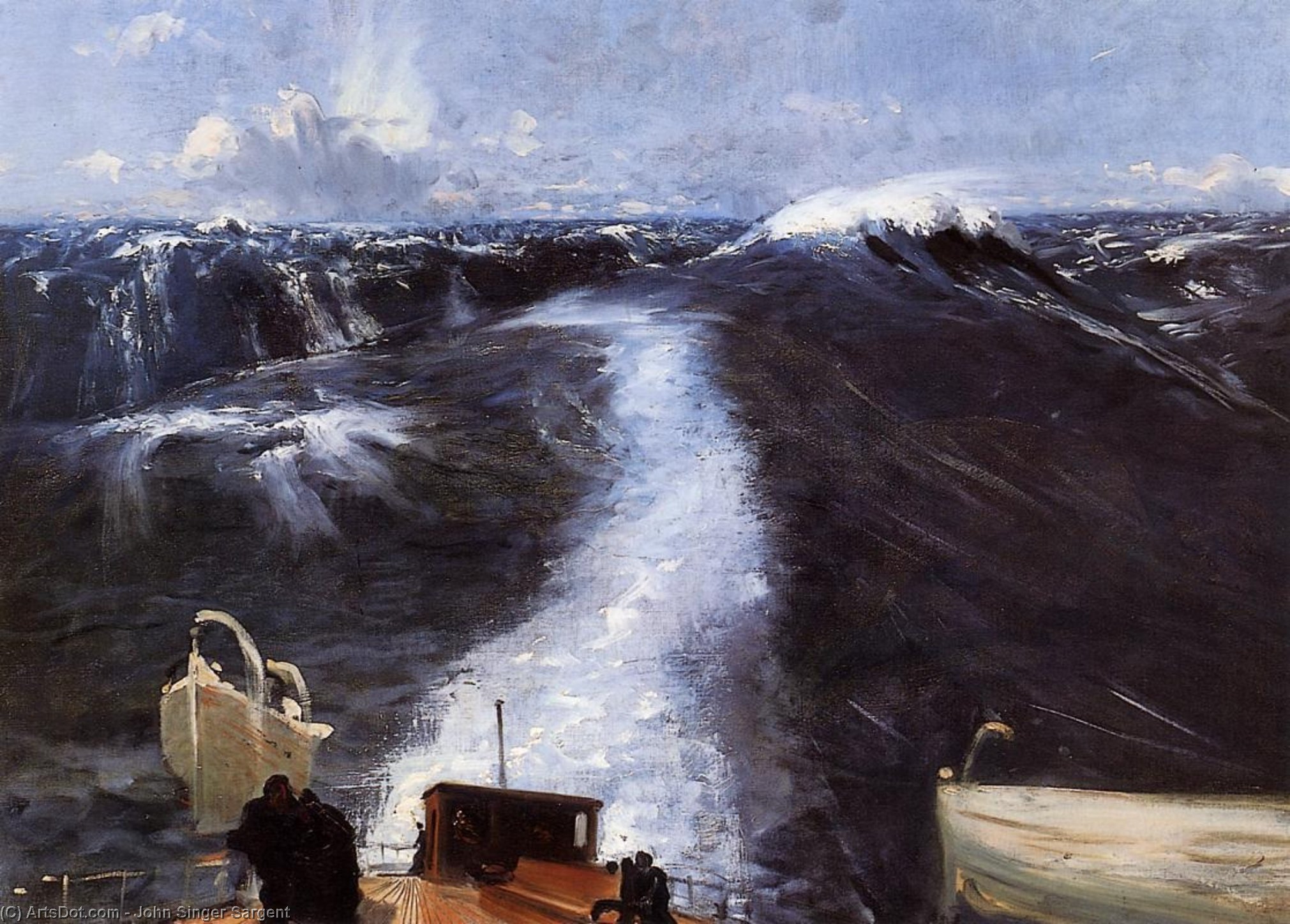 John Singer Sargent - Atlantický Bouře