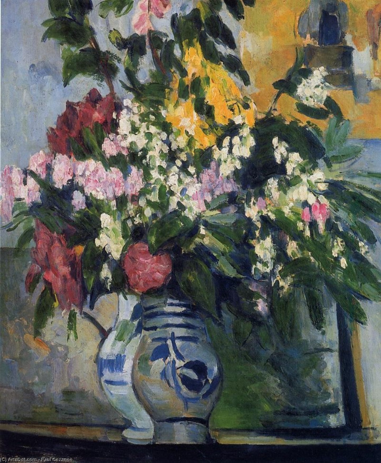 Zwei Blumenvasen — Paul Cézanne