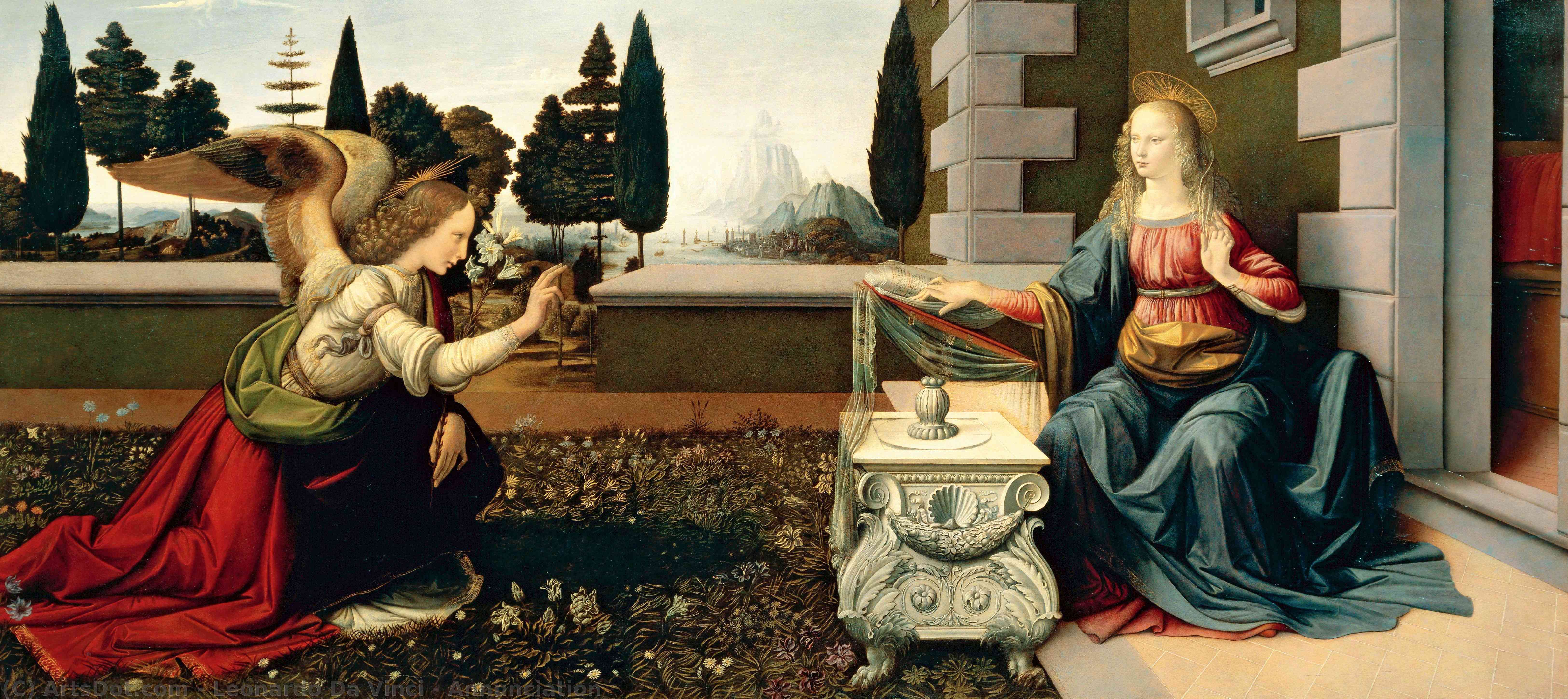 ليوناردو دا فينشي - Annunciation
