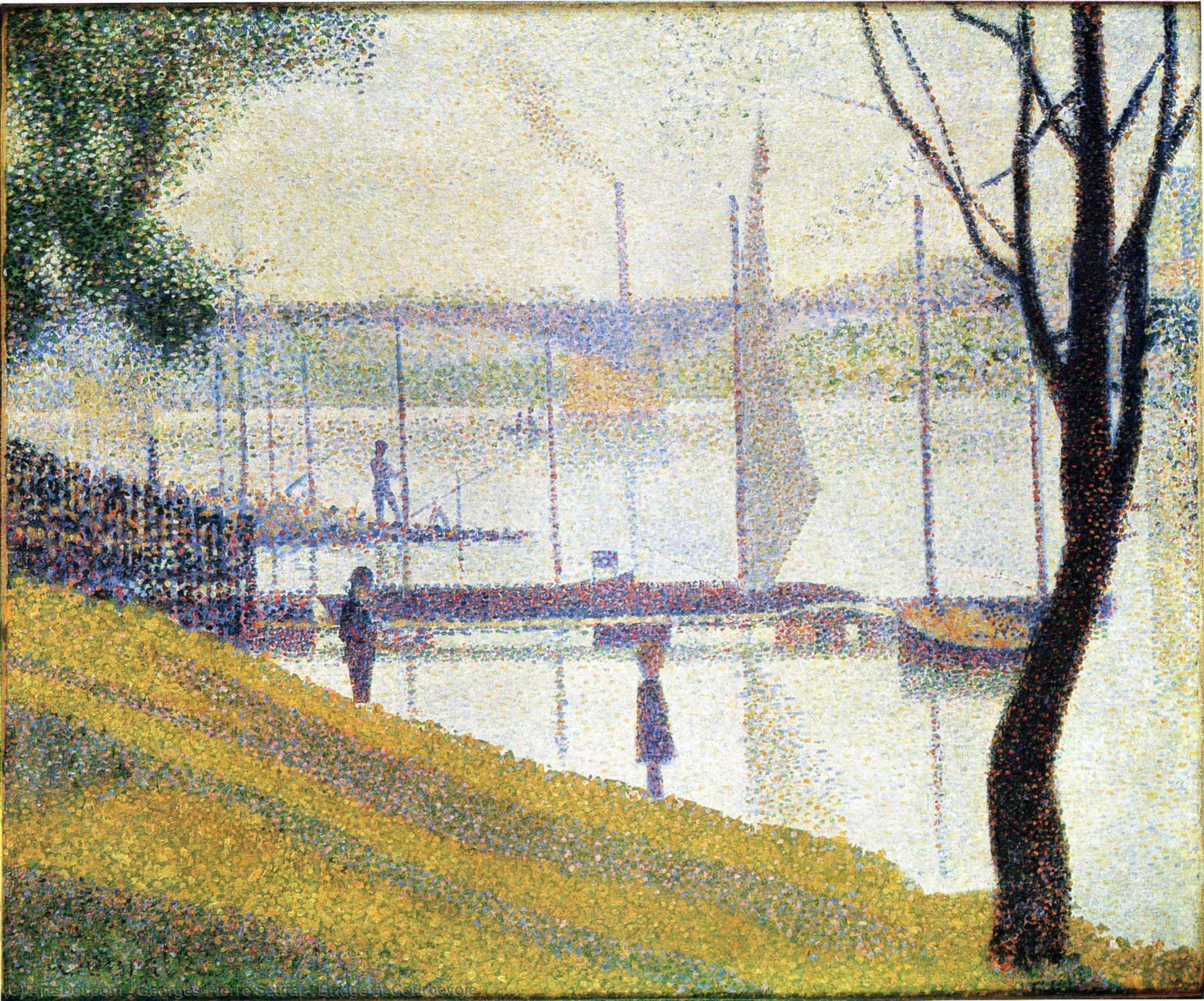 Žorž Pjer Ser - Bridge at Courbevoie